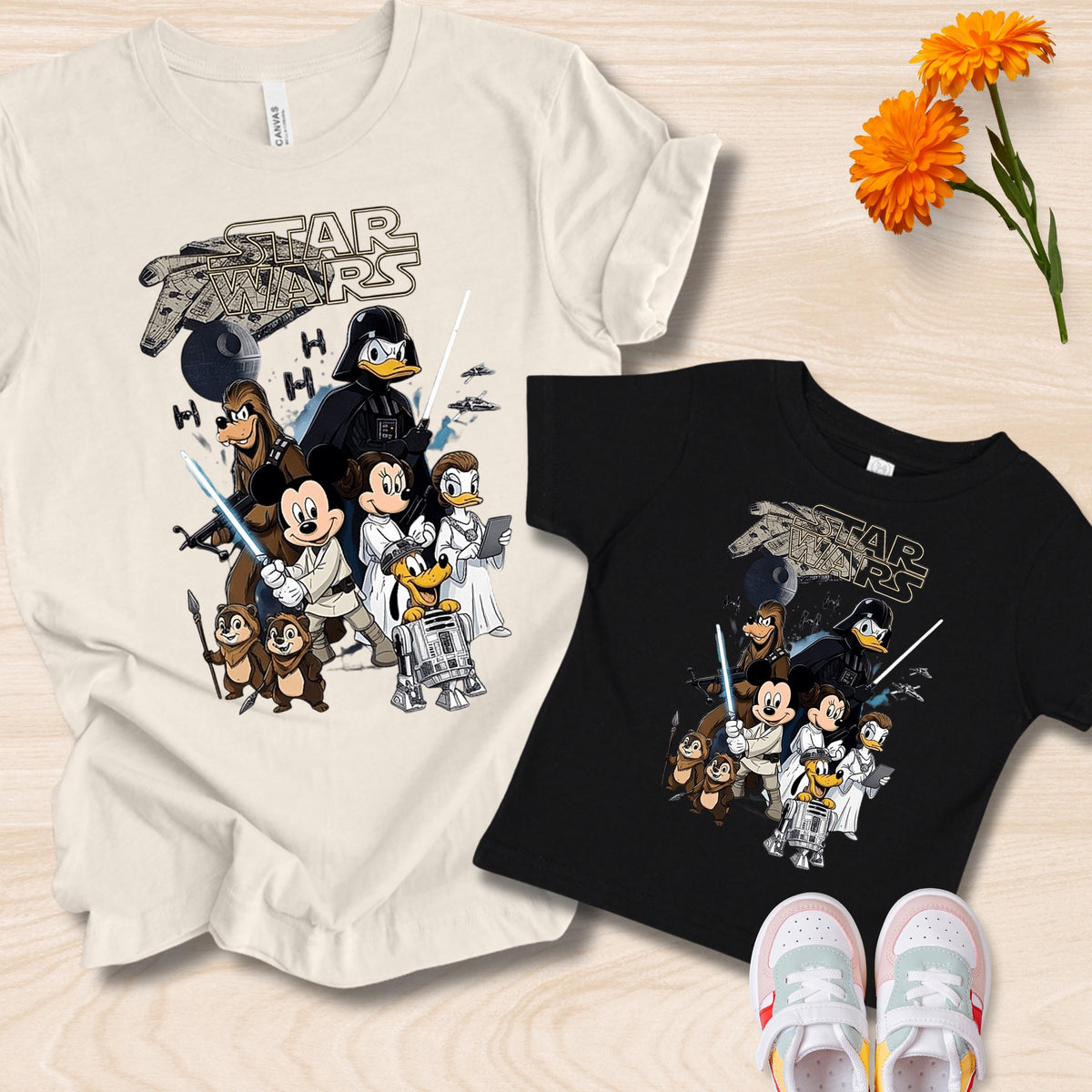 Star Wars Family Matching Shirts, Space Hero Family Tee, Mom Dad Kids Outfit, Matching Family Shirts, Cartoon Space Shirt