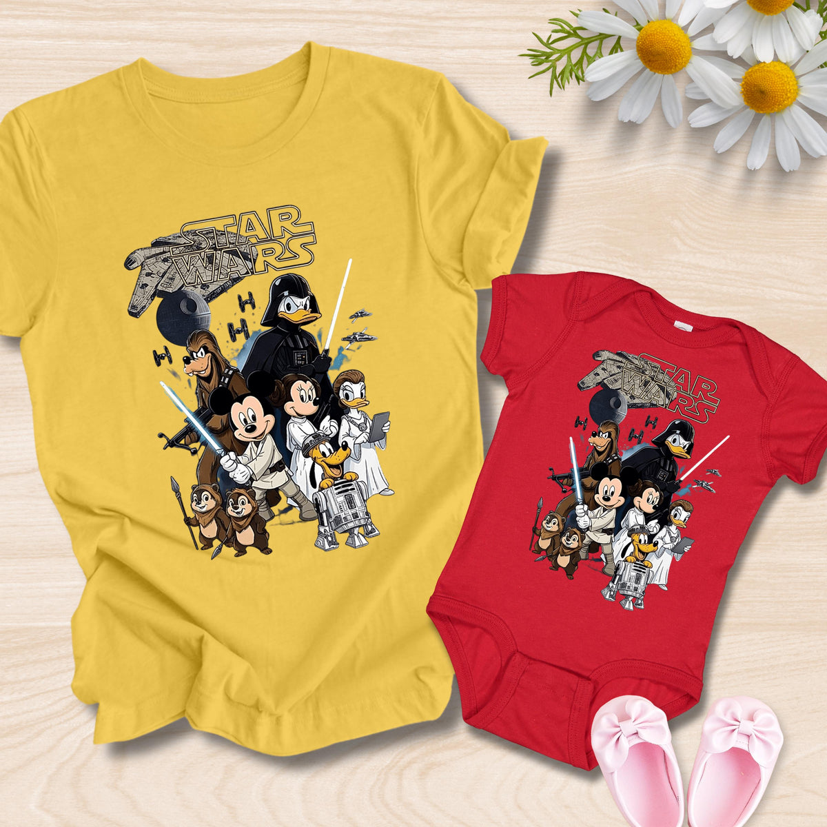 Star Wars Family Matching Shirts, Space Hero Family Tee, Mom Dad Kids Outfit, Matching Family Shirts, Cartoon Space Shirt