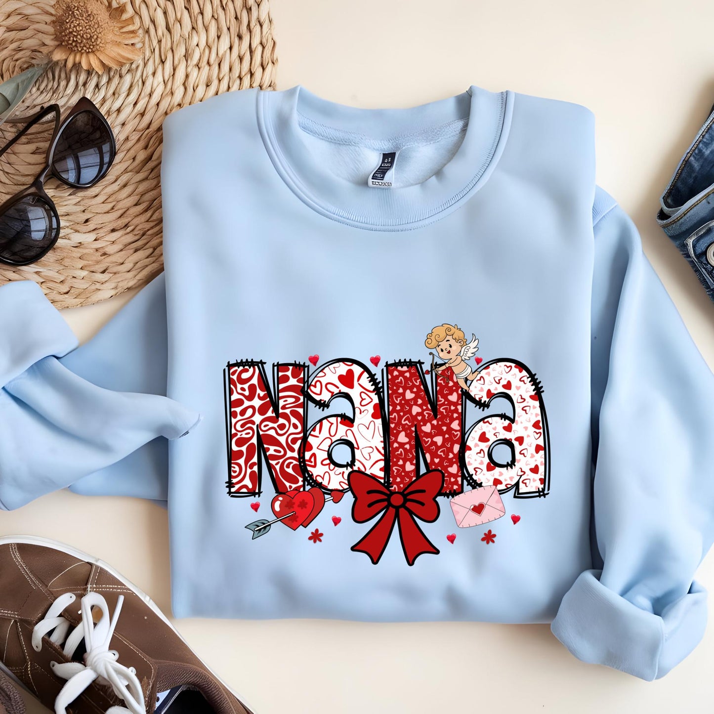 Mama and Mini Sweatshirt Matching Mom Daughter Outfit Valentines Day Gift for Wife New Mom Gift Coquette Gigi Sweatshirts