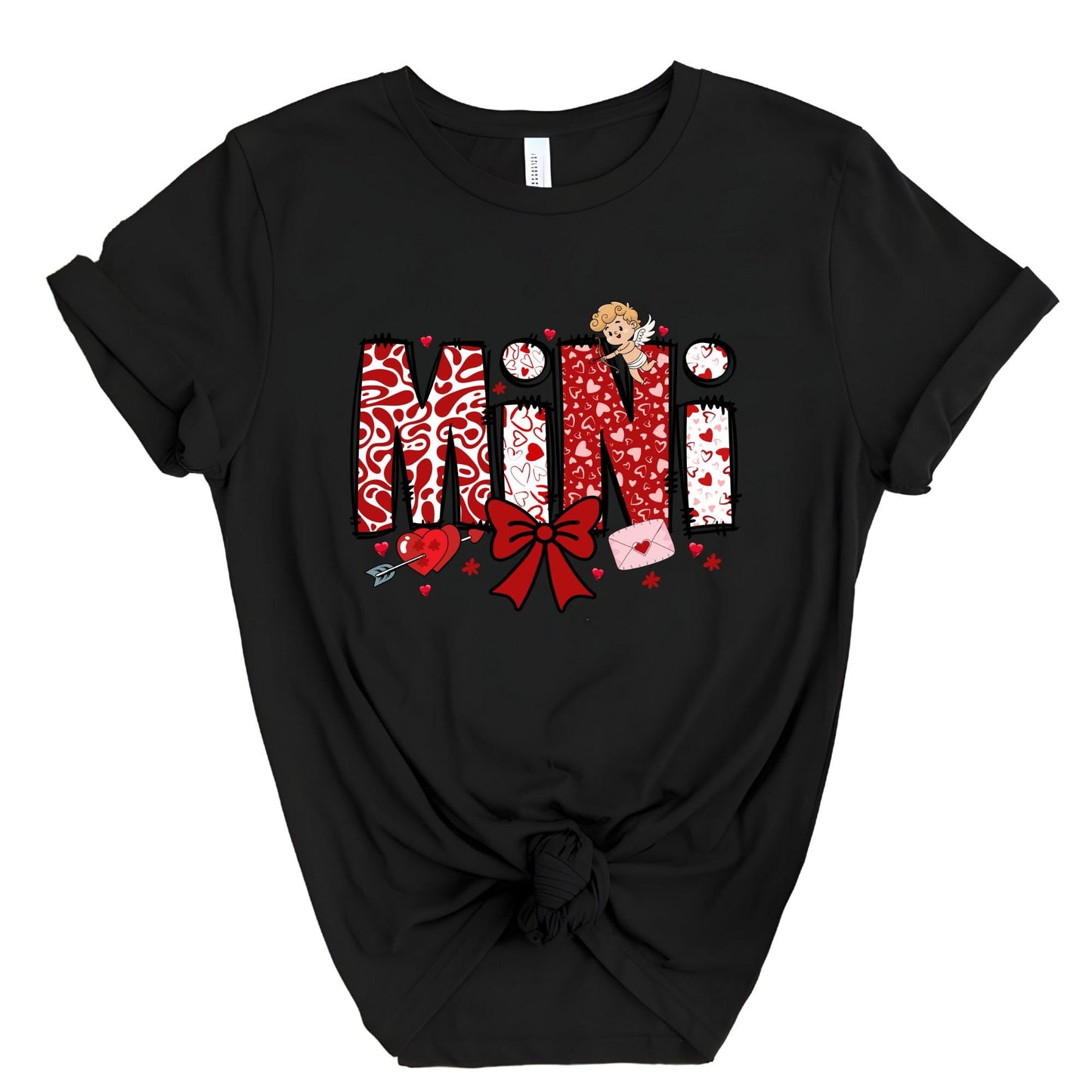 Mama and Mini Shirt Matching Mom Daughter Outfit Valentines Day Gift for Wife Mother Baby Shirts New Mom Gift Coquette Mama Tshirt
