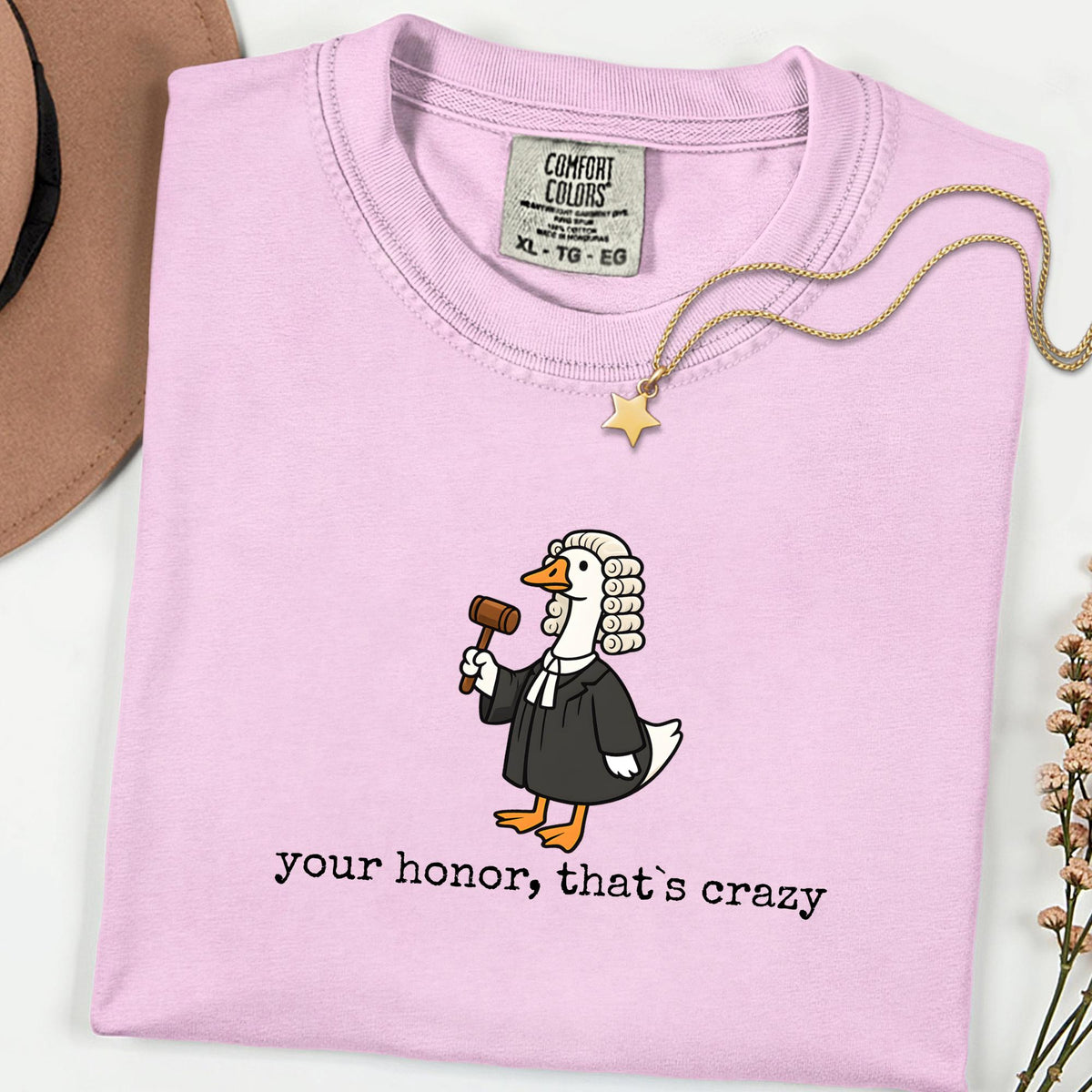 Funny Lawyer Comfort Colors® Shirt, Law School Graduate Gift, Silly Lawyer Tee, Motivational Attorney Graphic Shirt