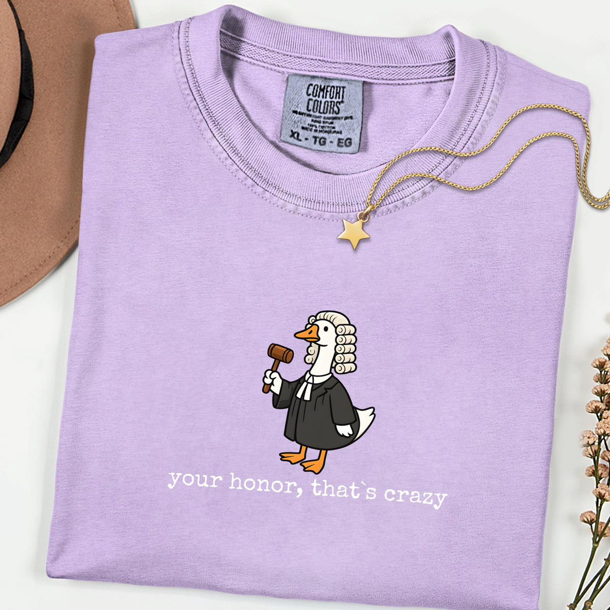 Funny Lawyer Comfort Colors® Shirt, Law School Graduate Gift, Silly Lawyer Tee, Motivational Attorney Graphic Shirt