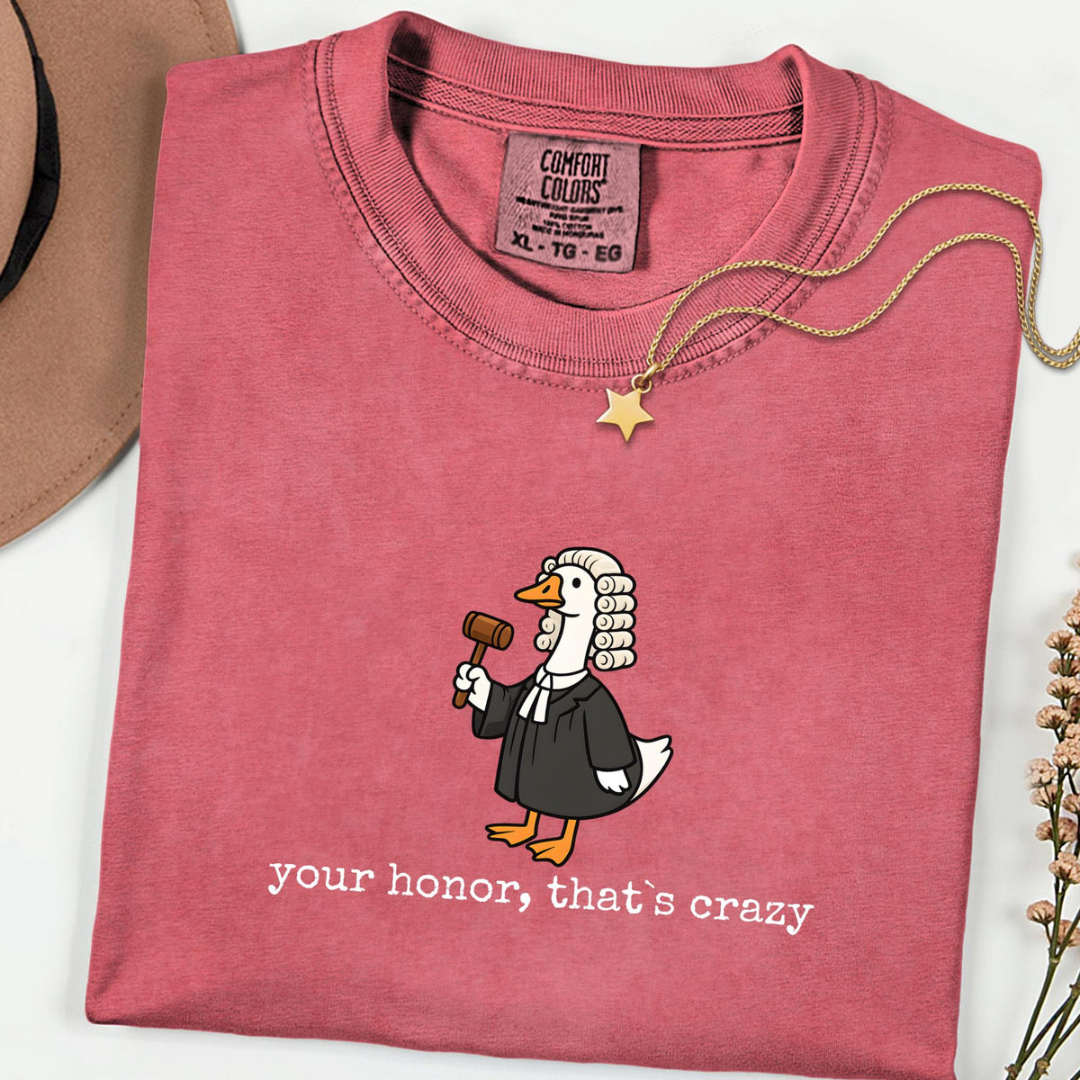 Funny Lawyer Comfort Colors® Shirt, Law School Graduate Gift, Silly Lawyer Tee, Motivational Attorney Graphic Shirt
