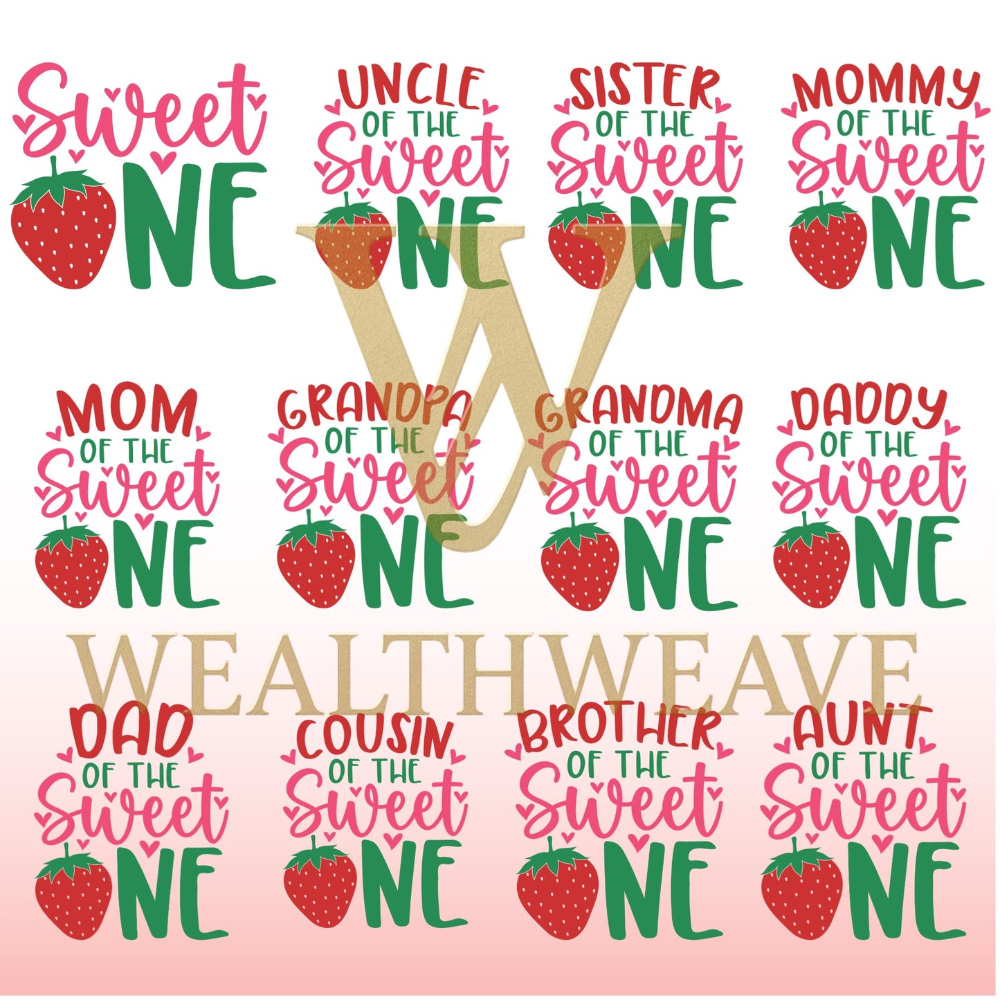 Sweet One Birthday Shirt | Baby Bodysuit, Strawberry Family Matching Birthday Tshirt, Berry 1st Bday Party Tee