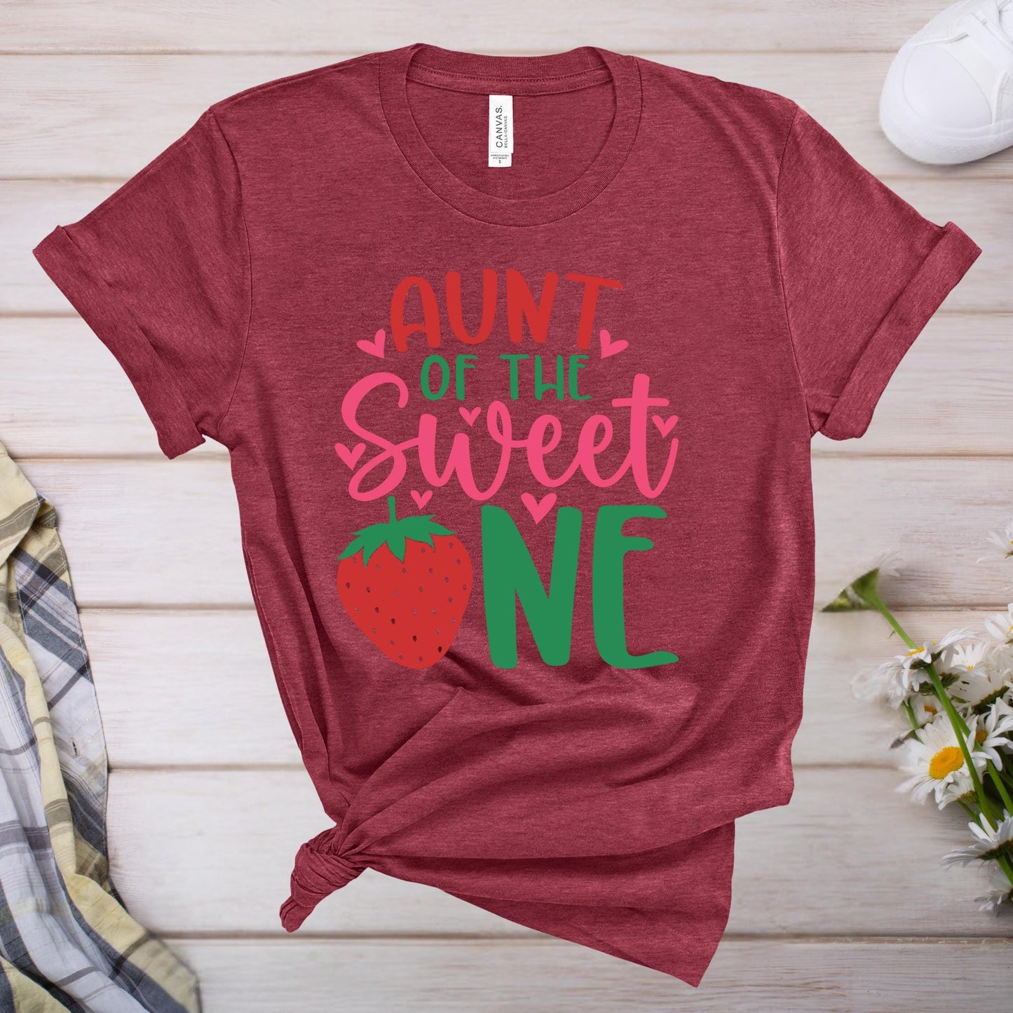 Sweet One Birthday Shirt | Baby Bodysuit, Strawberry Family Matching Birthday Tshirt, Berry 1st Bday Party Tee