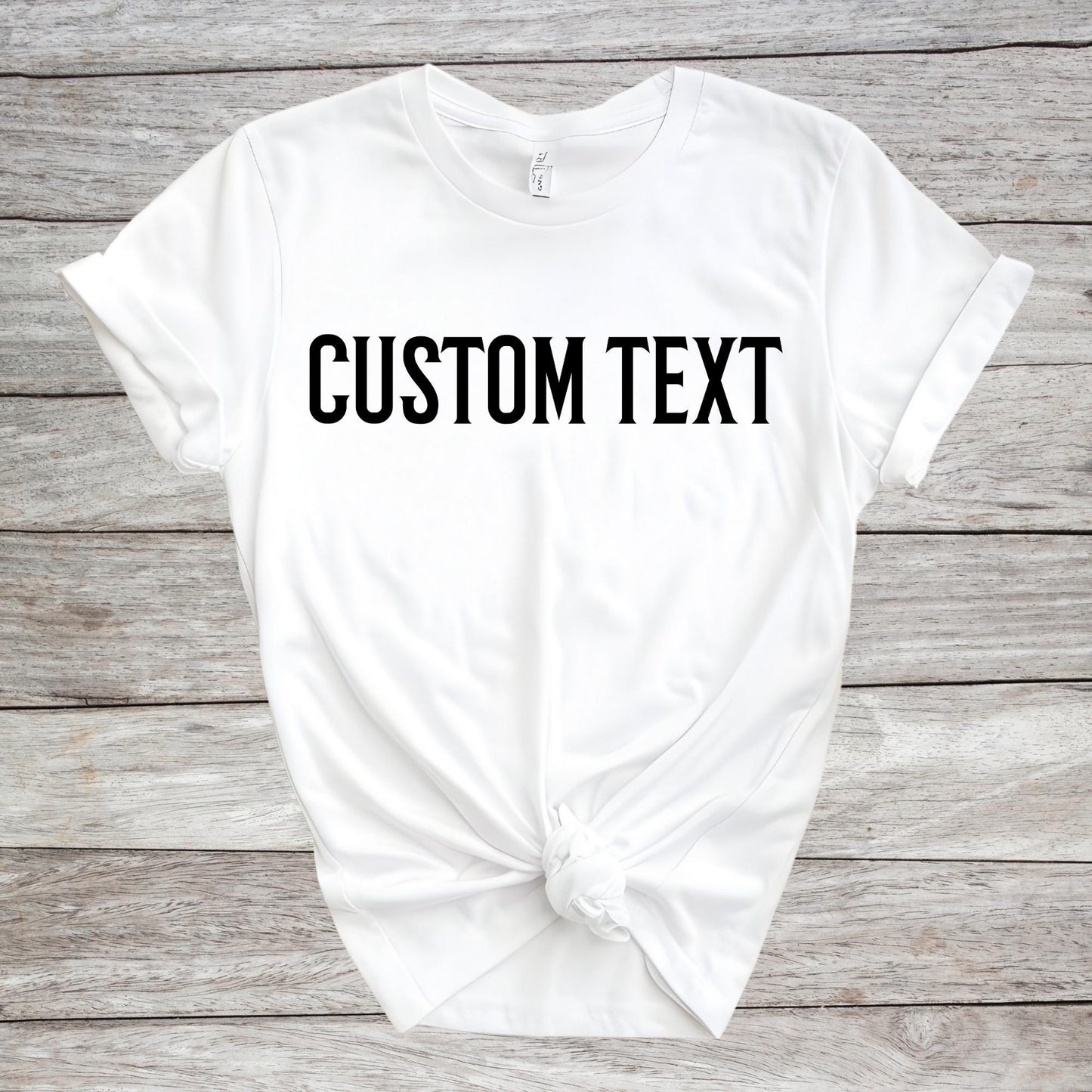 Custom Text Shirts, Personalized Event Shirt, Wholesale Business Logo T-Shirt, Special Event Tee