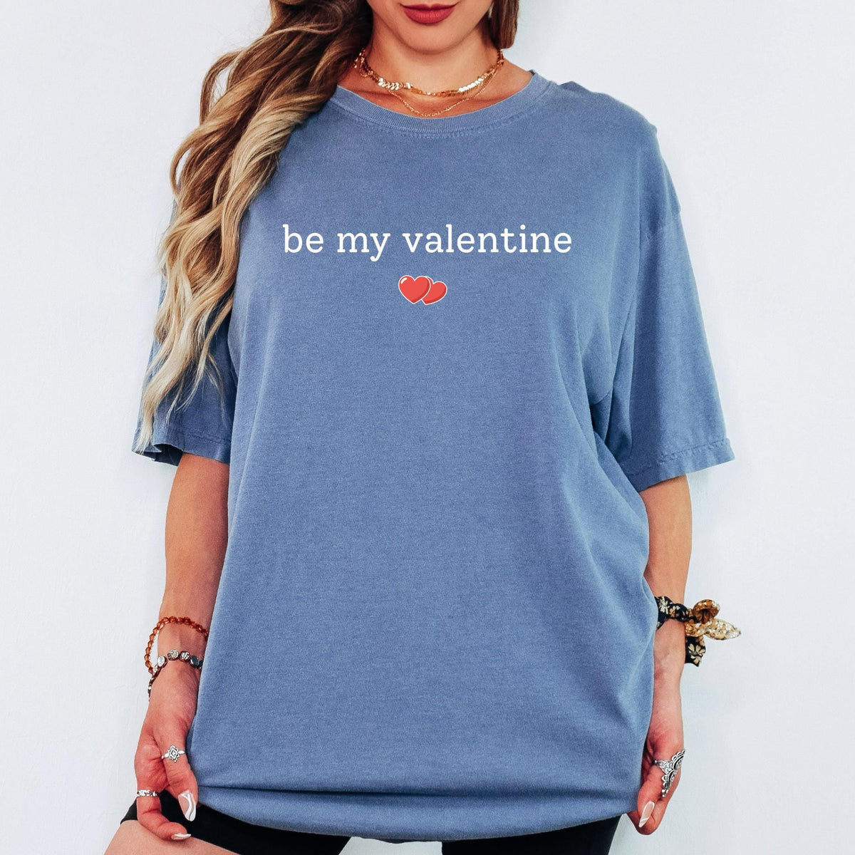 Comfort Colors® Be My Valentine Shirt, Cute Heart Valentine Tee, Timeless Love Design