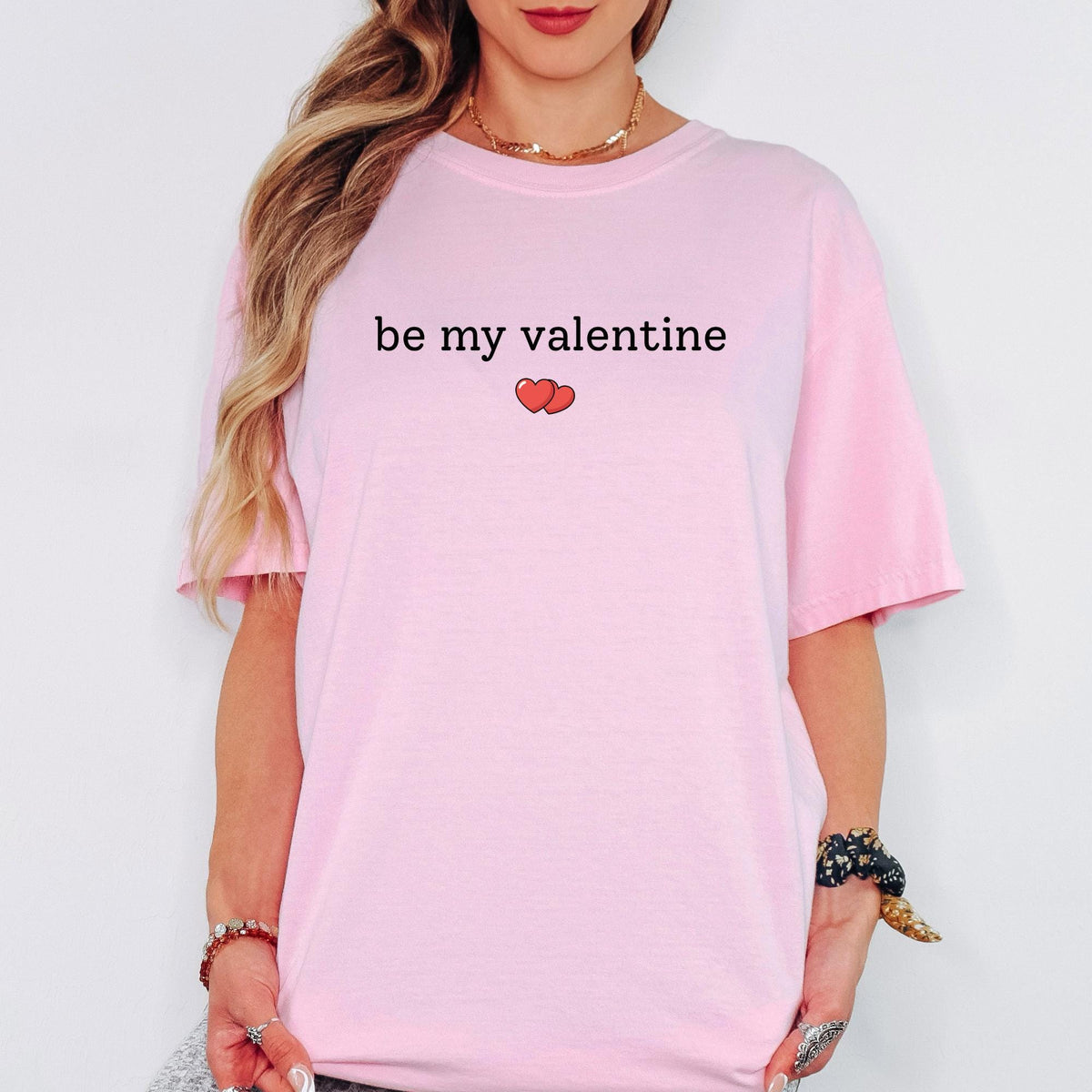 Comfort Colors® Be My Valentine Shirt, Cute Heart Valentine Tee, Timeless Love Design