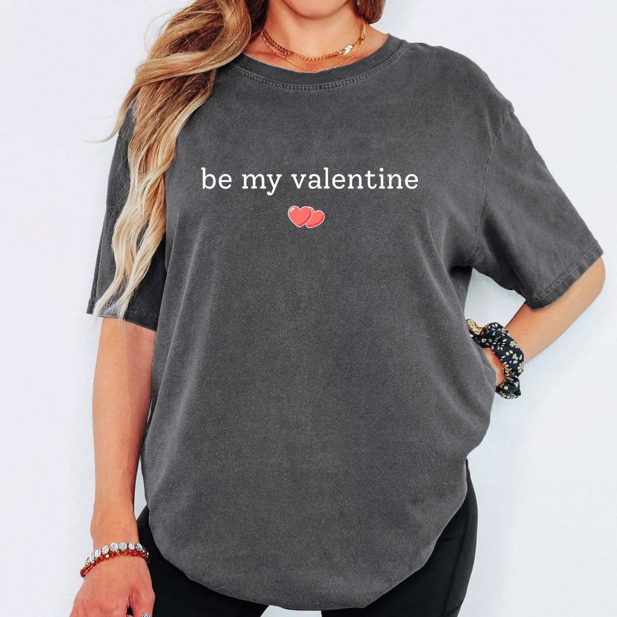Comfort Colors® Be My Valentine Shirt, Cute Heart Valentine Tee, Timeless Love Design