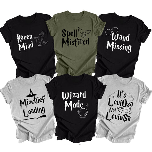 Wizard Family Matching Shirt, Magical Vacation Tshirt, Universal Trip Tee, Magic Castle Shirts