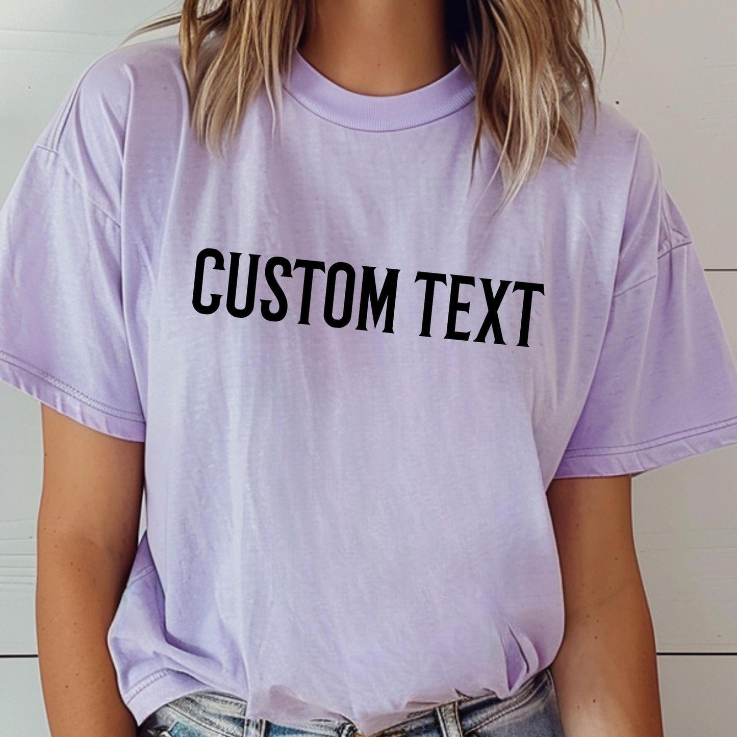 Comfort Colors® Custom Logo Shirt Personalized Text Tshirt, Your Photo Shirt, Matching Shirt, Business Logo Shirt Bachelorette