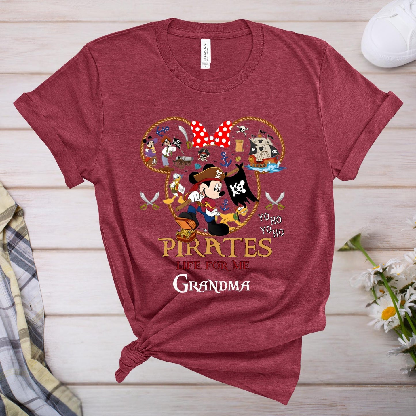 Custom Disney Pirates Family Shirts, Disney Pirates of Caribbean Shirt, Pirate's Life, Disney Matching Cruise Tee, Mickey and Friends