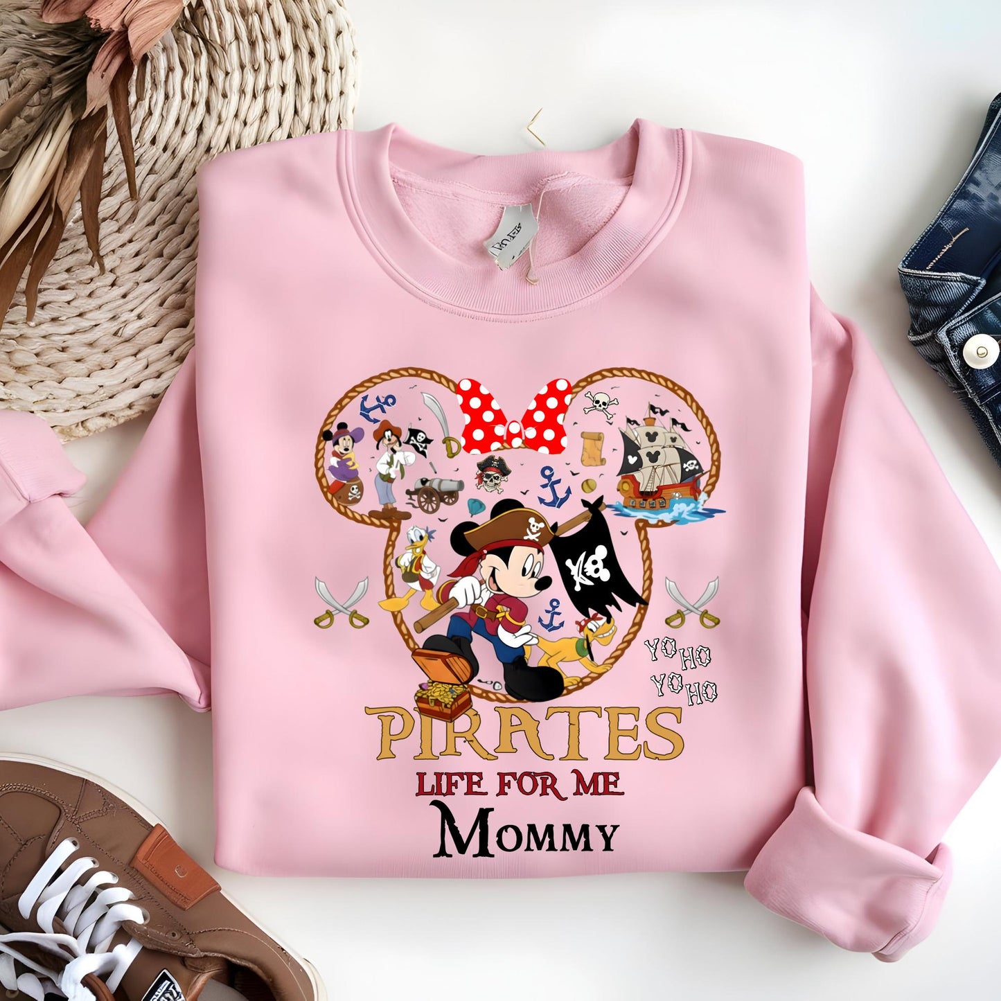 Personalized Disney Pirates Family Sweatshirt, Disney Pirates of Caribbean Sweat, Pirate's Life, Disney Matching Cruise Shirt