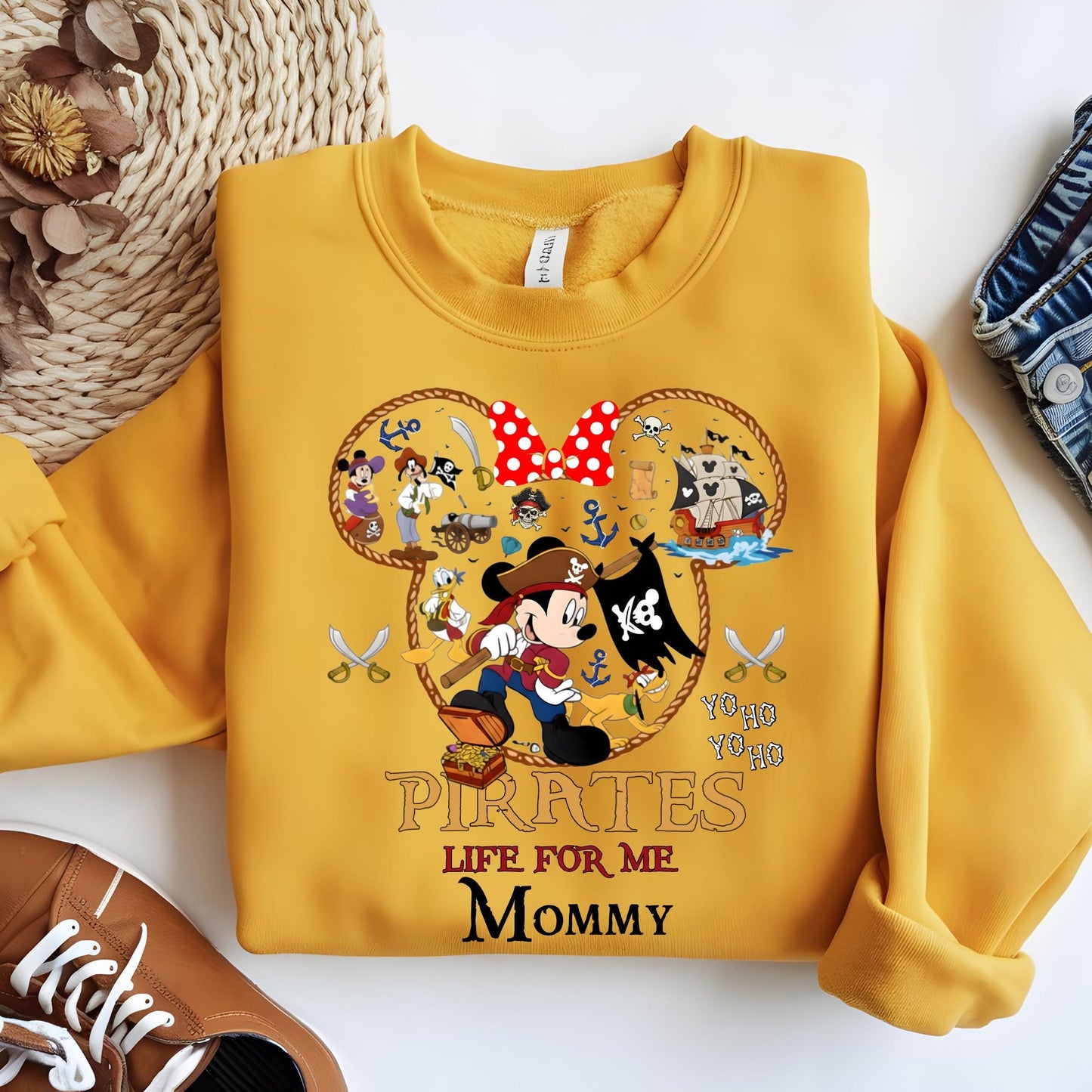 Personalized Disney Pirates Family Sweatshirt, Disney Pirates of Caribbean Sweat, Pirate's Life, Disney Matching Cruise Shirt