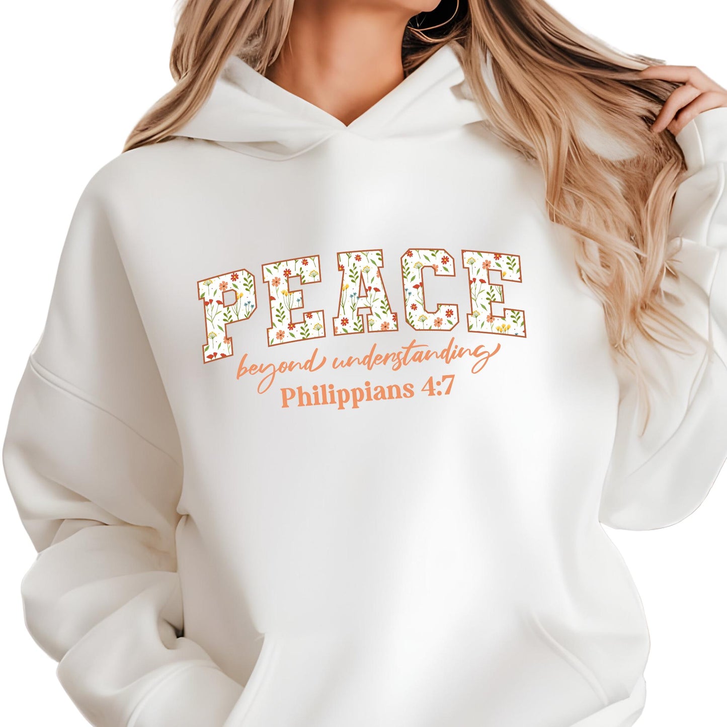 Bible Verse Sweatshirt, Jesus Sweat, Christian Gift, Church Hoodie, Loved Saved Hope Shirt