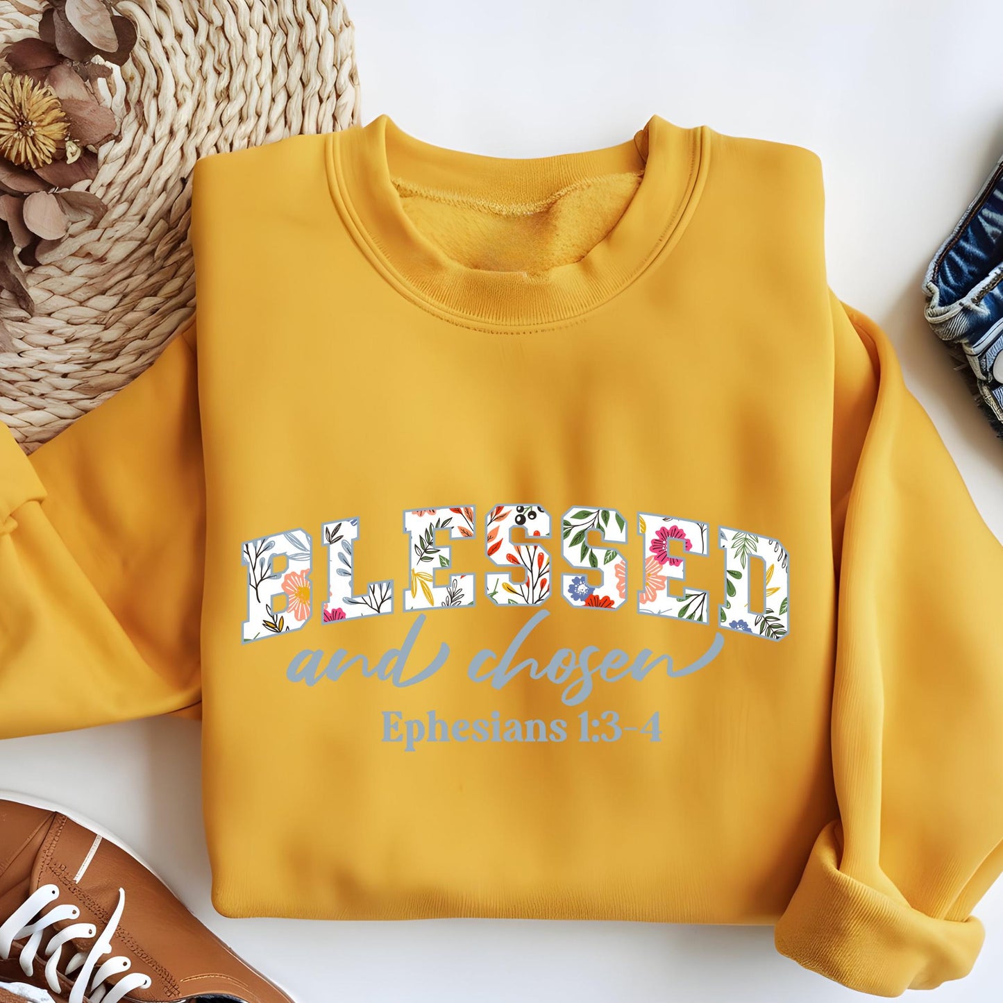 Bible Verse Sweatshirt, Jesus Sweat, Christian Gift, Church Hoodie, Loved Saved Hope Shirt