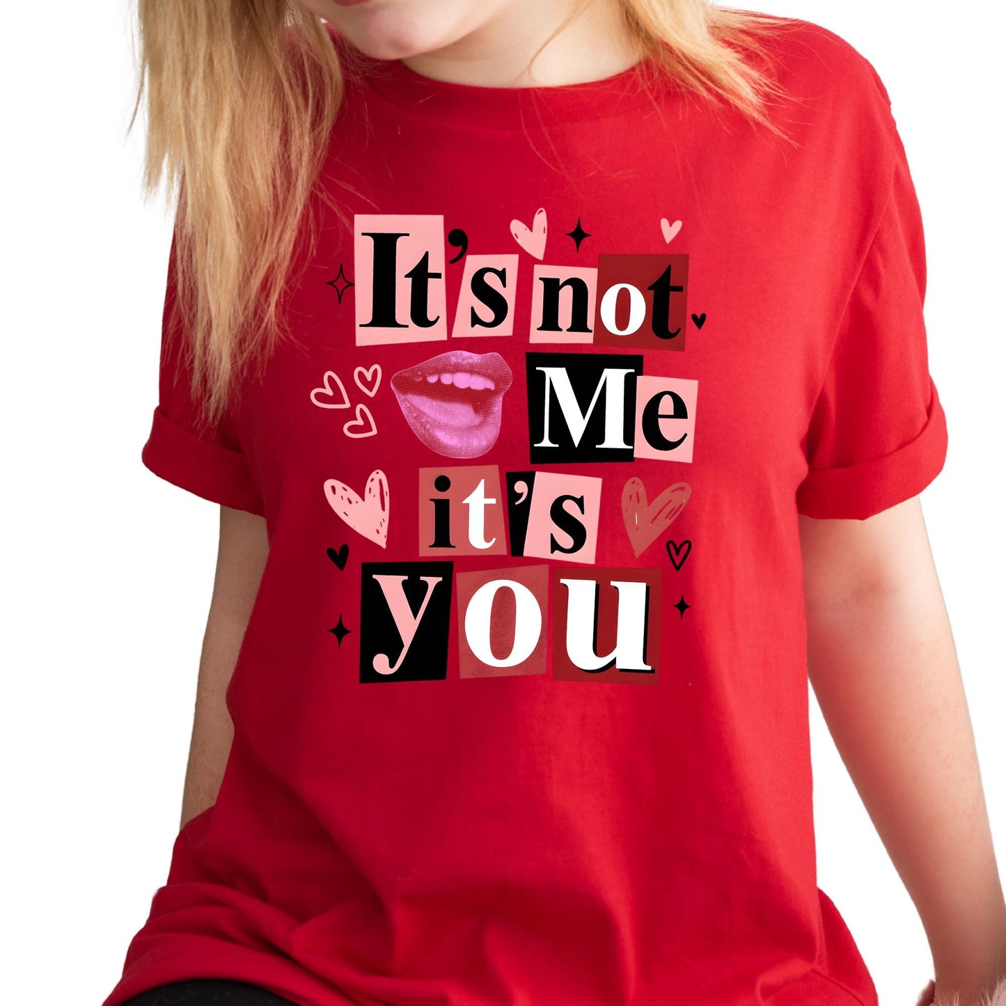 Funny Valentine's Day Shirt It's Not Me It's You Sarcastic Anti Valentine Tee Outfit