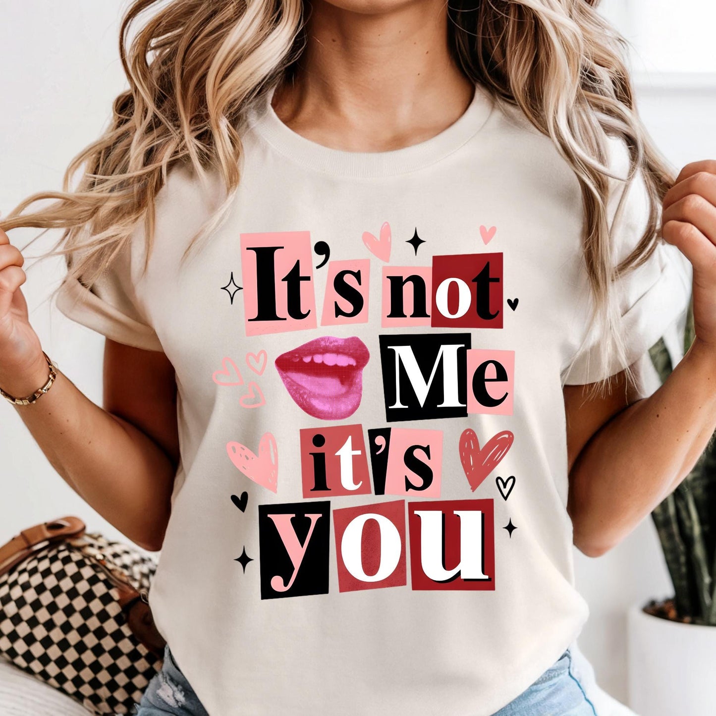 Comfort Colors® Valentine's Day Shirt It's Not Me It's You Sarcastic Anti Valentine Long Sleeve Tee