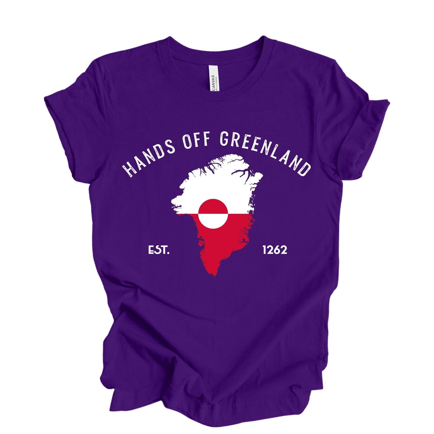 Hands Off Greenland Shirt - Greenlandic Flag Tee, Support Greenland Shirts, Proud Greenlandian Tee