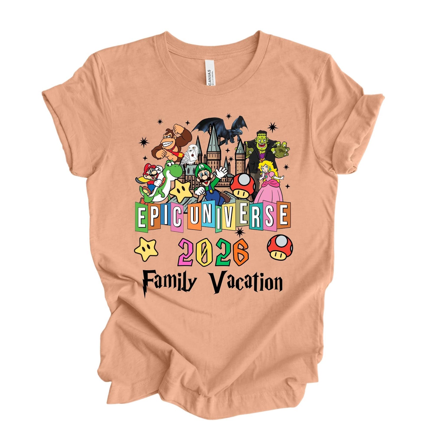 Custom Epic Universe Family Shirt 2026, Matching Universal Shirts Birthday Gift