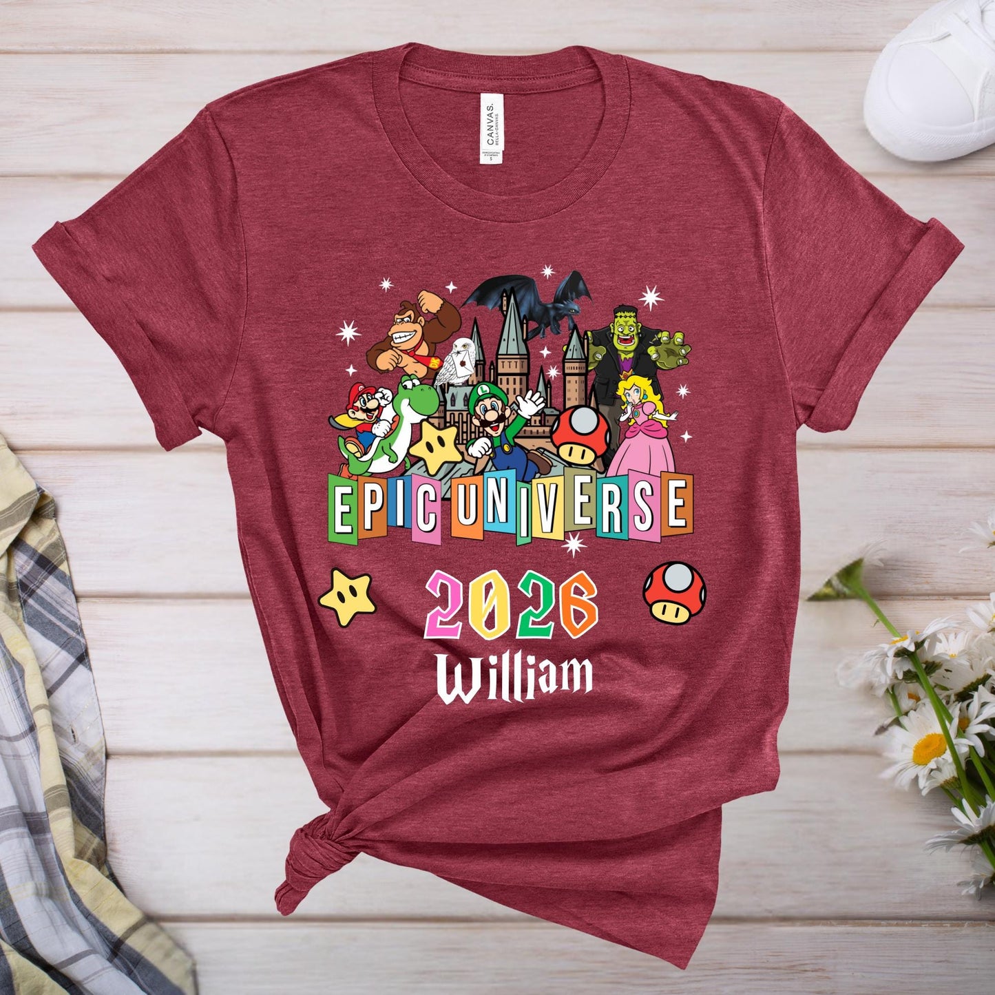 Custom Epic Universe Family Shirt 2026, Matching Universal Shirts Birthday Gift