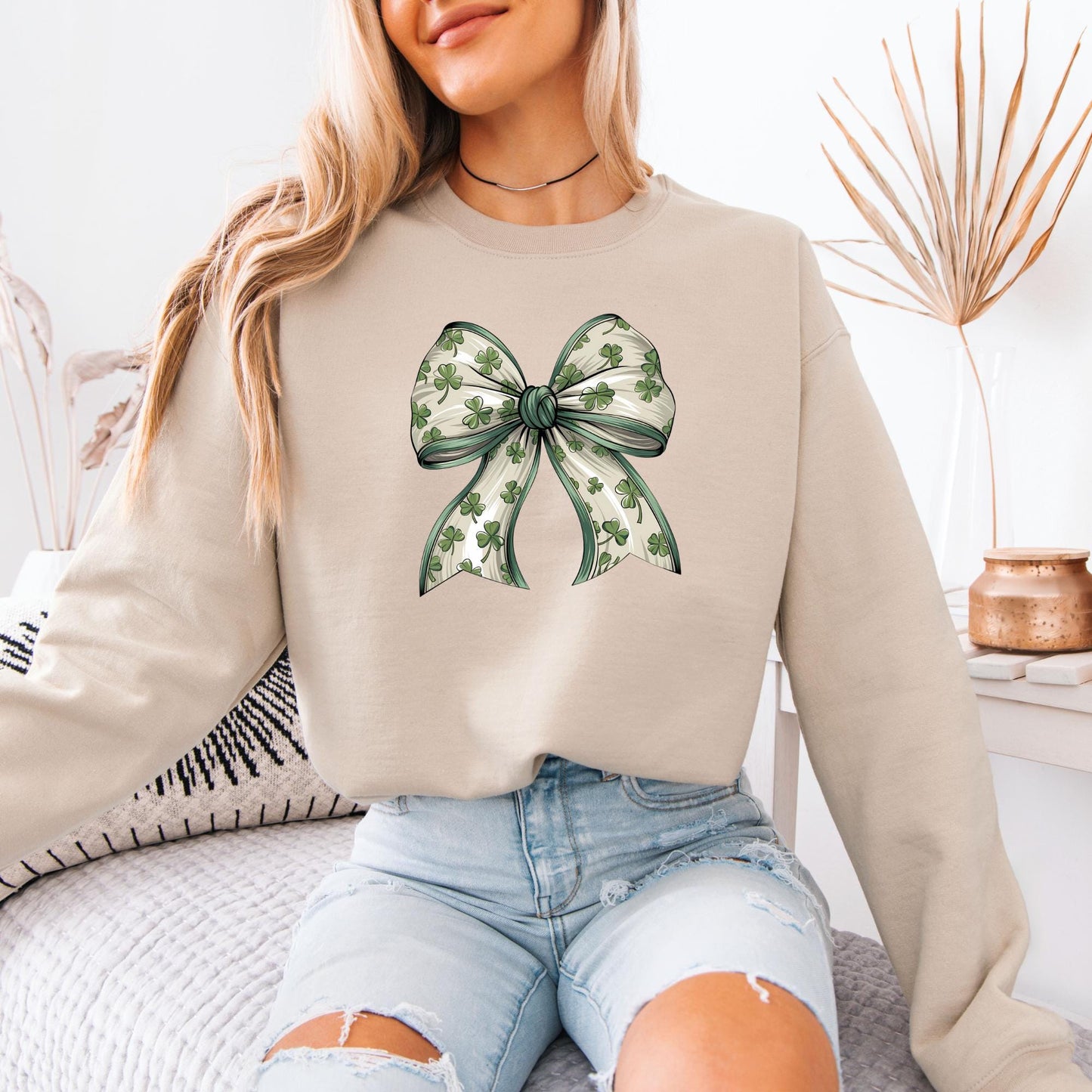 St Patrick’s Coquette Sweatshirt, Lucky Shamrock Clover Sweatshirt, Shenanigans St Paddy’s Day Hoodie, Cute Irish Bow Style Top