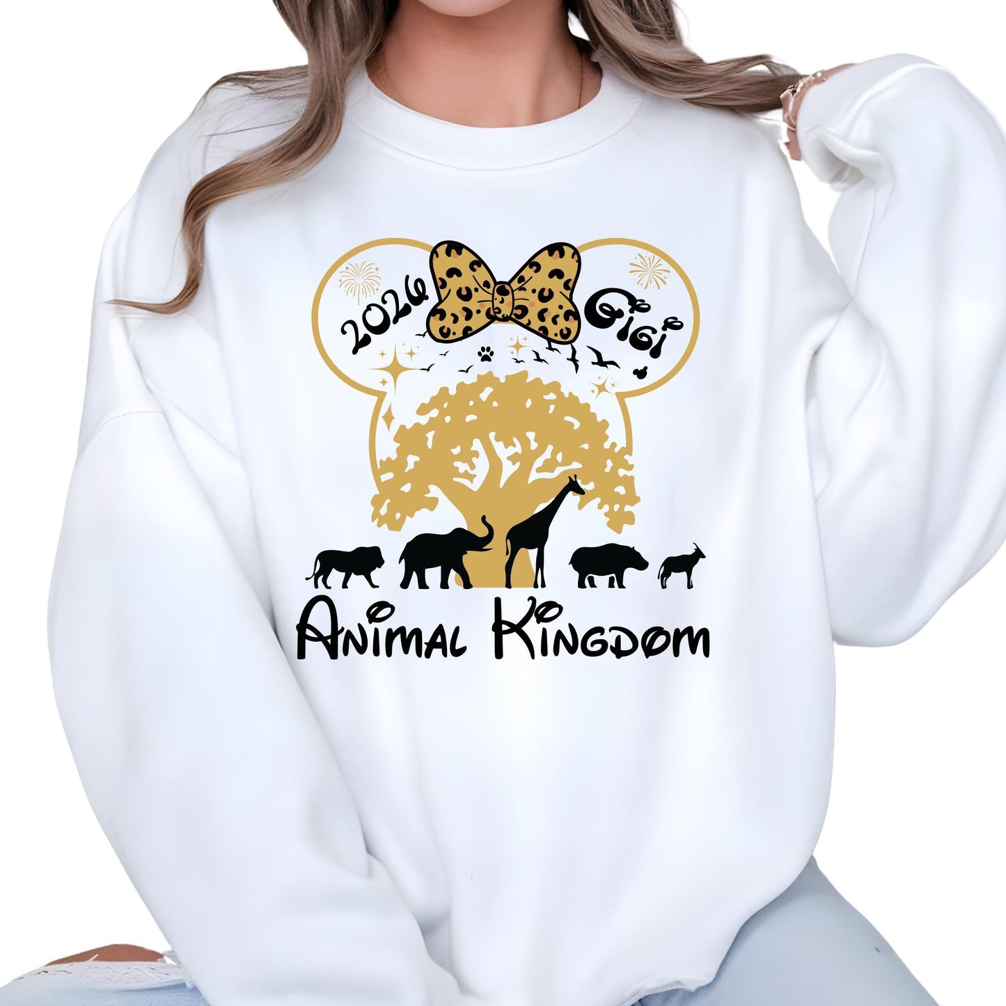Custom Disney Animal Kingdom 2026 Sweatshirt - Matching Disney Safari Shirt, Disney Animal Kingdom Trip Sweat