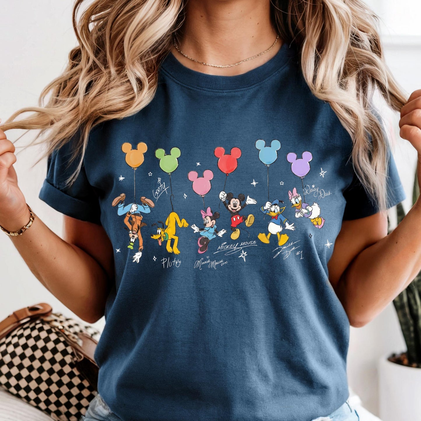 Comfort Colors® Retro Mickey and Friends Signatures Shirt
