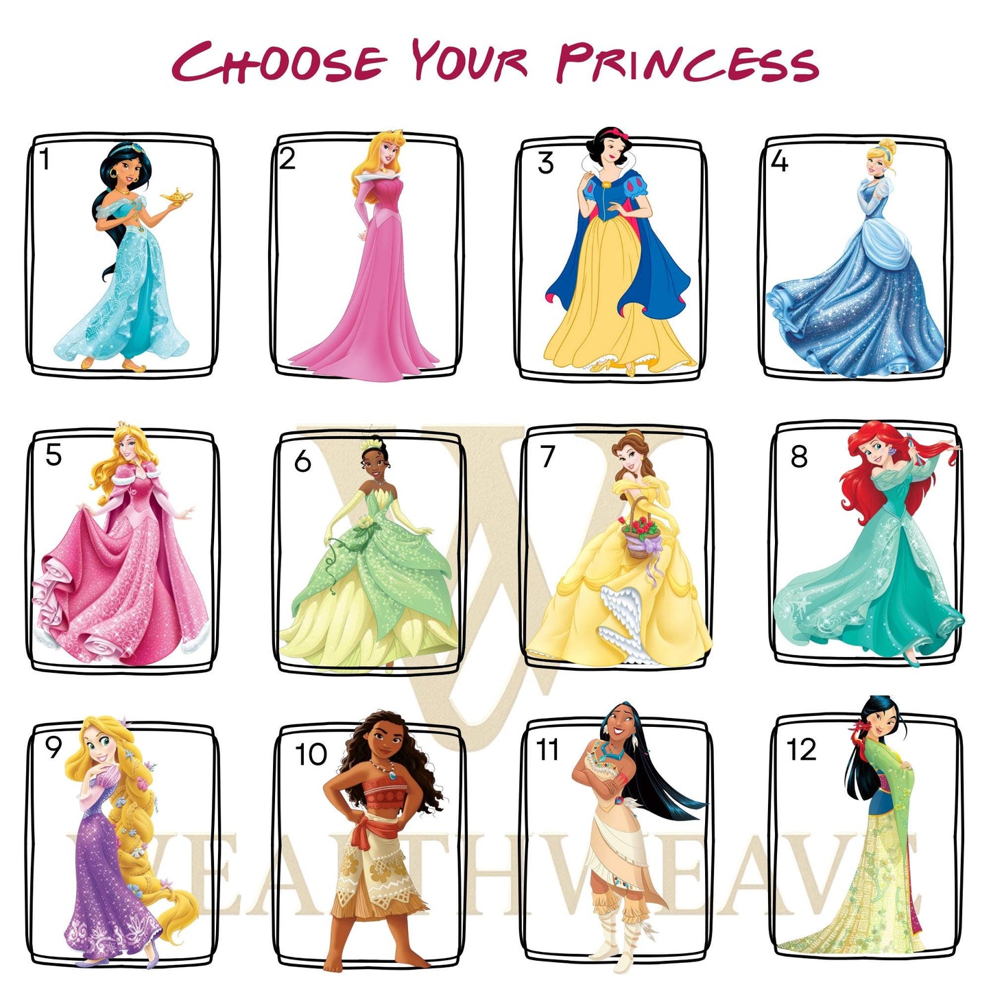Disney Princess Bow Shirt Comfort Colors® Shirts - Coquette Disney Princess Tee, 2-Sided Disney Girl Trip Tees - Girls Tirp Tee