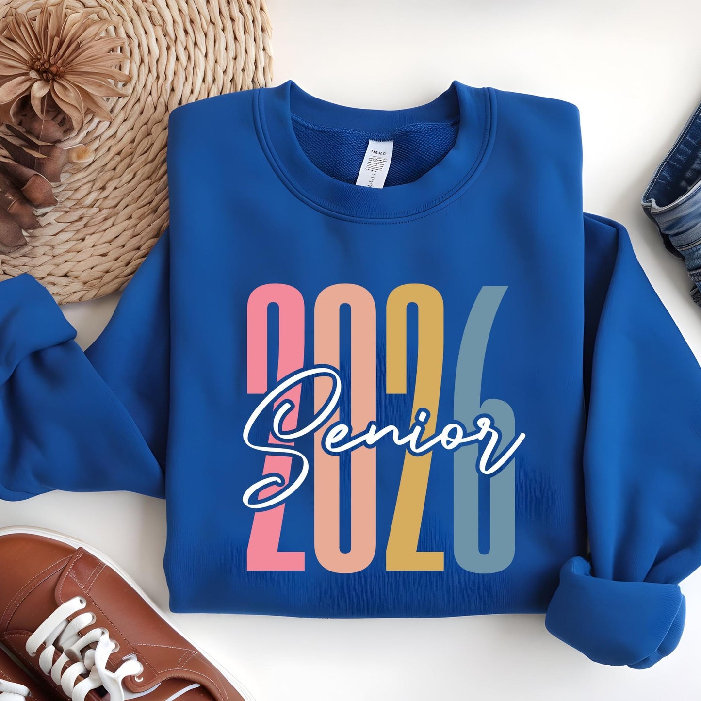 Senior 2026 Sweatshirt - College Senior Hoodie, Class of 2026 Senior Shirt - Graduation Sweatshirt