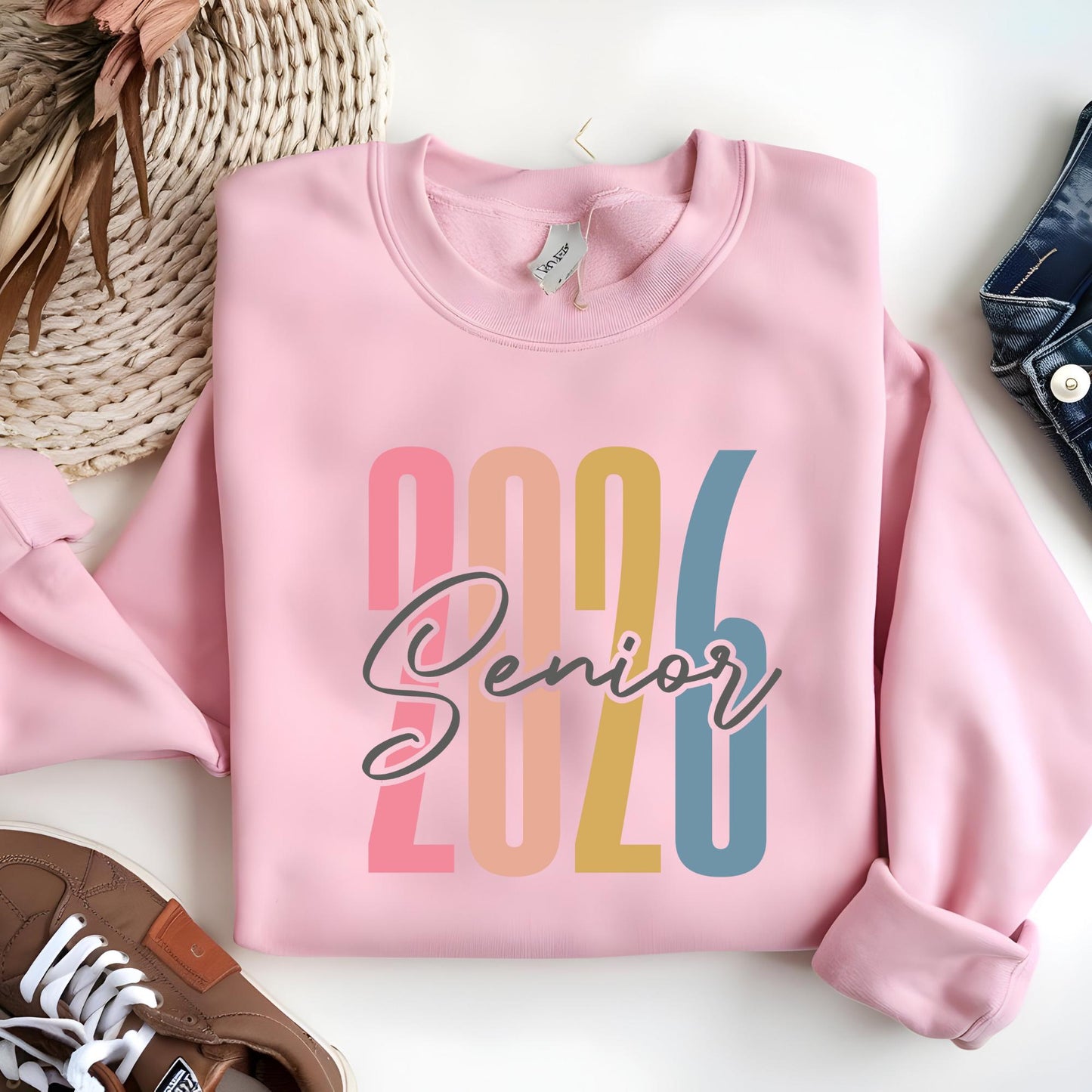 Senior 2026 Sweatshirt - College Senior Hoodie, Class of 2026 Senior Shirt - Graduation Sweatshirt