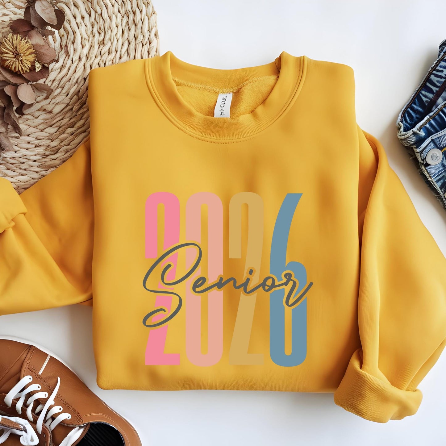 Senior 2026 Sweatshirt - College Senior Hoodie, Class of 2026 Senior Shirt - Graduation Sweatshirt