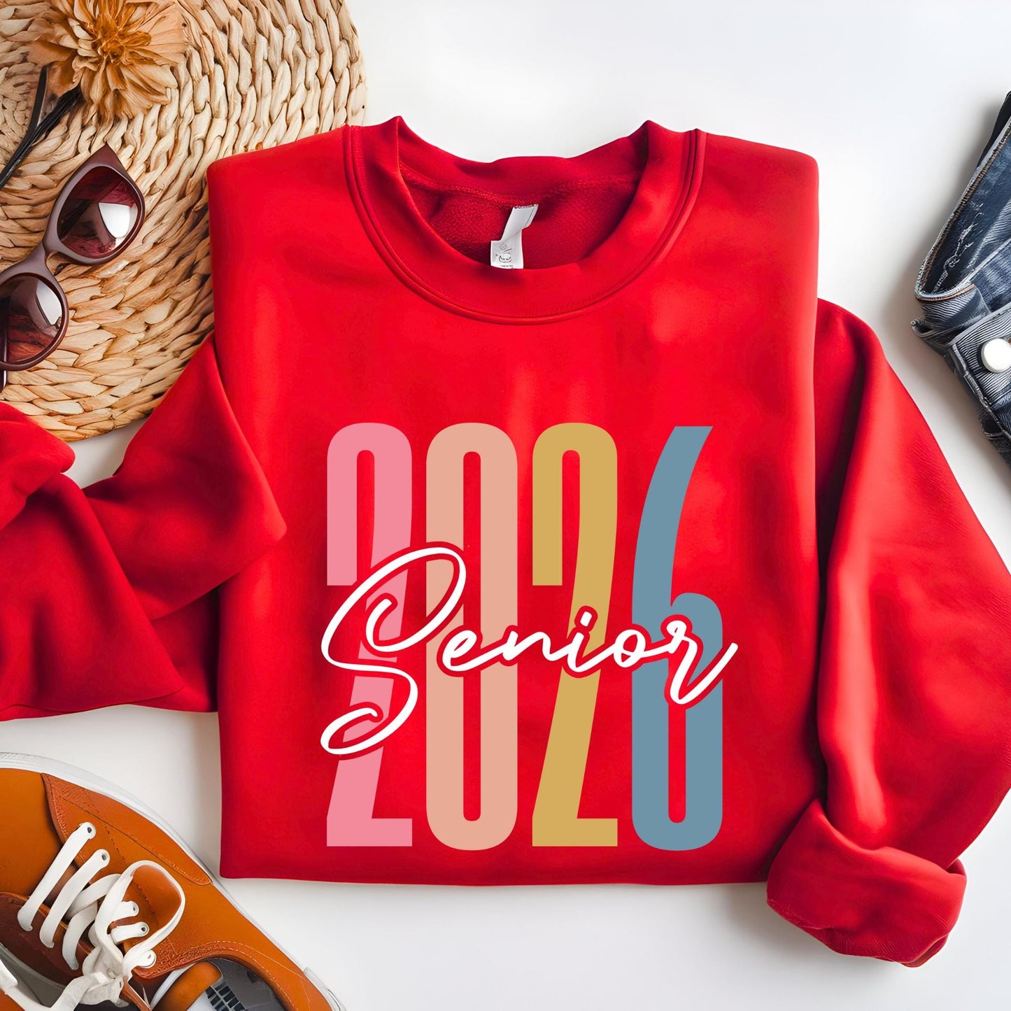 Senior 2026 Sweatshirt - College Senior Hoodie, Class of 2026 Senior Shirt - Graduation Sweatshirt