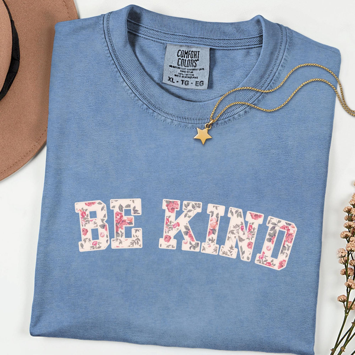 Comfort Colors® Be Kind Shirt, Choose Kindness Tee, Motivational Teacher T-Shirt, Positive Affirmation Gift, Counselor Appreciation Shirt
