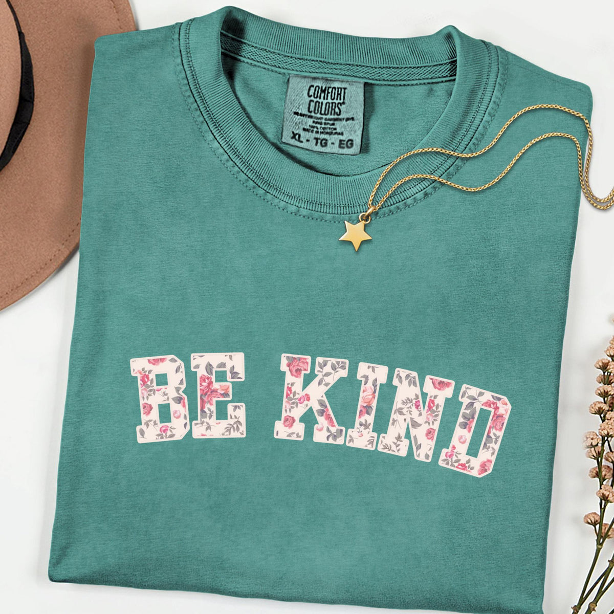 Comfort Colors® Be Kind Shirt, Choose Kindness Tee, Motivational Teacher T-Shirt, Positive Affirmation Gift, Counselor Appreciation Shirt