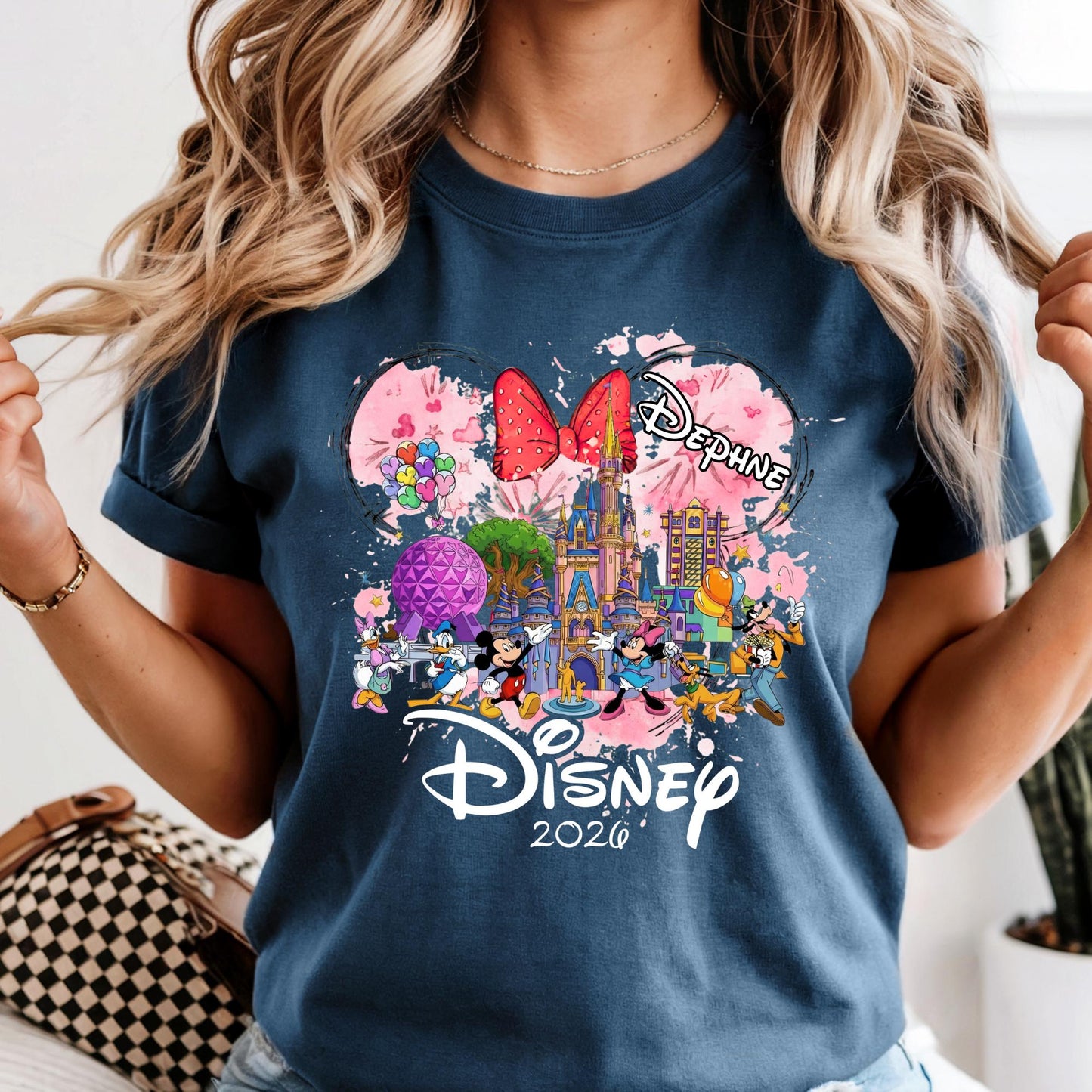 Comfort Colors® Custom Disneyworld Family Trip Shirt, Epcot Family Vacation Shirts, Personalized Universal Tee, Minnie & Mickey Shirt