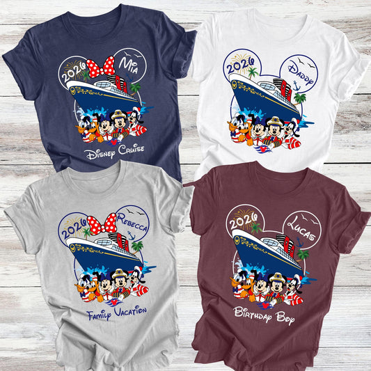 Disney Cruise Shirts, Disney Cruise Group Shirt, Disney Cruise 2026 Shirt, Family Matching Cruise Shirt, Cruise Custom Shirt