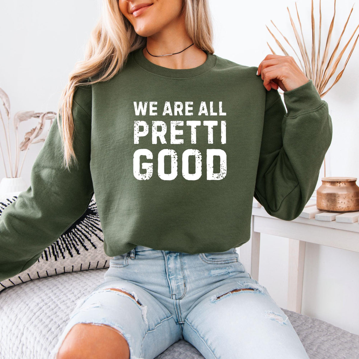 We Are All Pretti Good Unisex Sweatshirt, Justice Protest Anti ICE Hoodie, Human Rights Activism Apparel