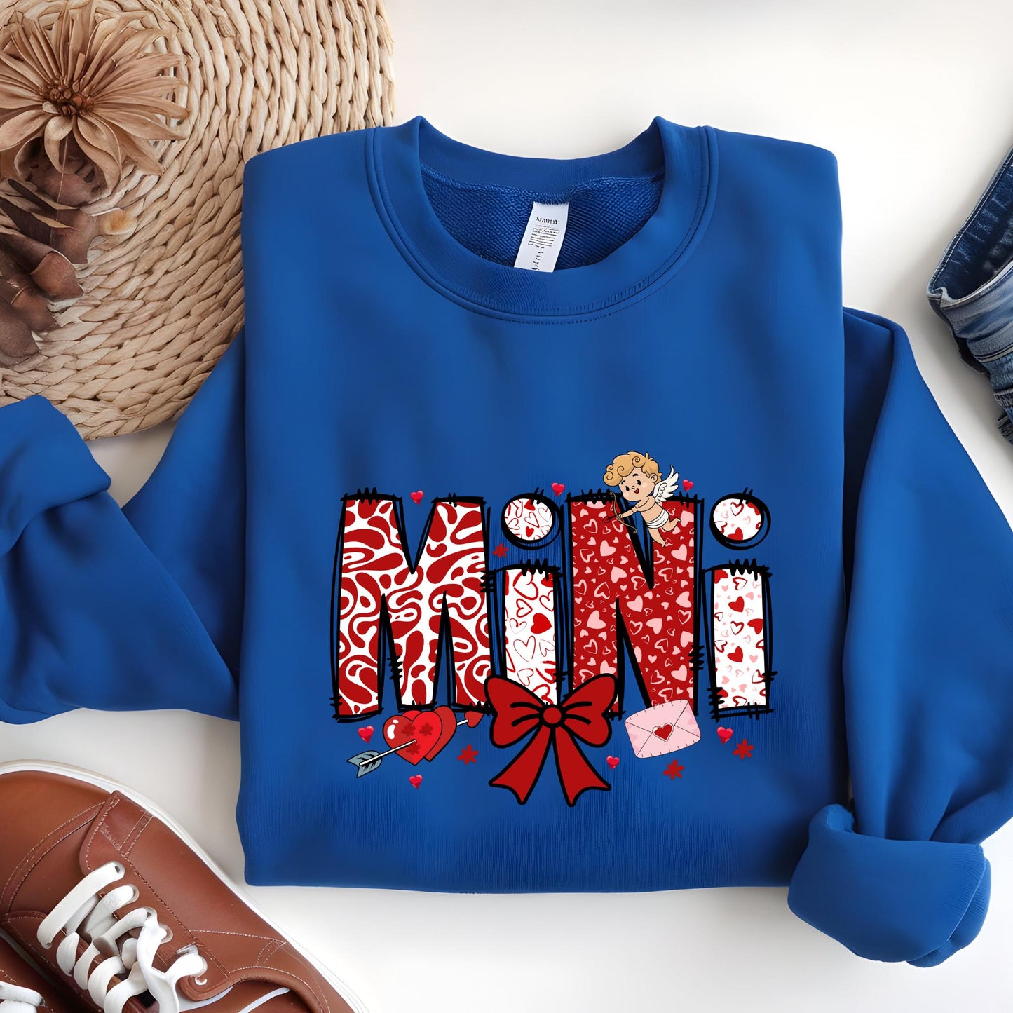 Mama and Mini Sweatshirt Matching Mom Daughter Outfit Valentines Day Gift for Wife New Mom Gift Coquette Gigi Sweatshirts