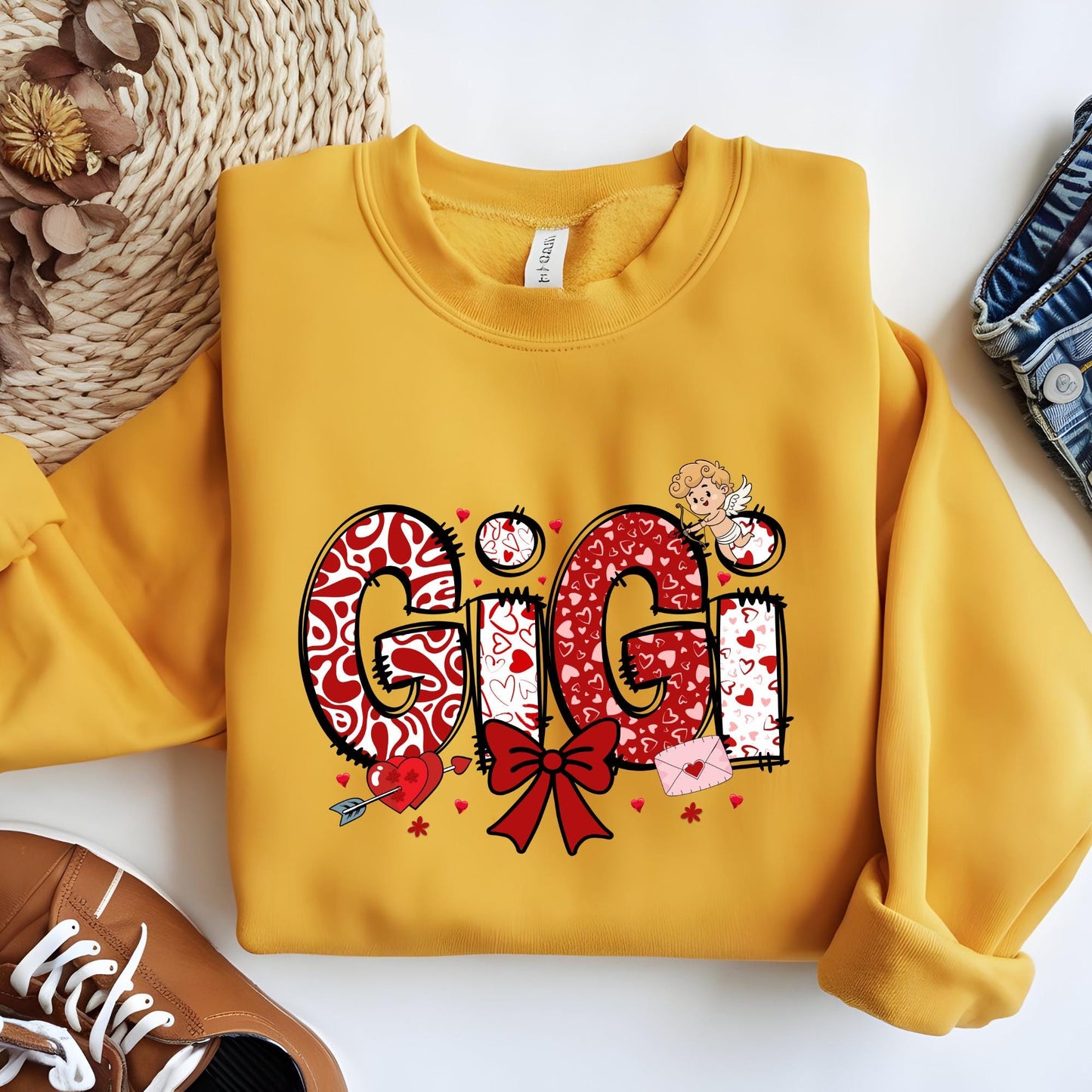 Mama and Mini Sweatshirt Matching Mom Daughter Outfit Valentines Day Gift for Wife New Mom Gift Coquette Gigi Sweatshirts