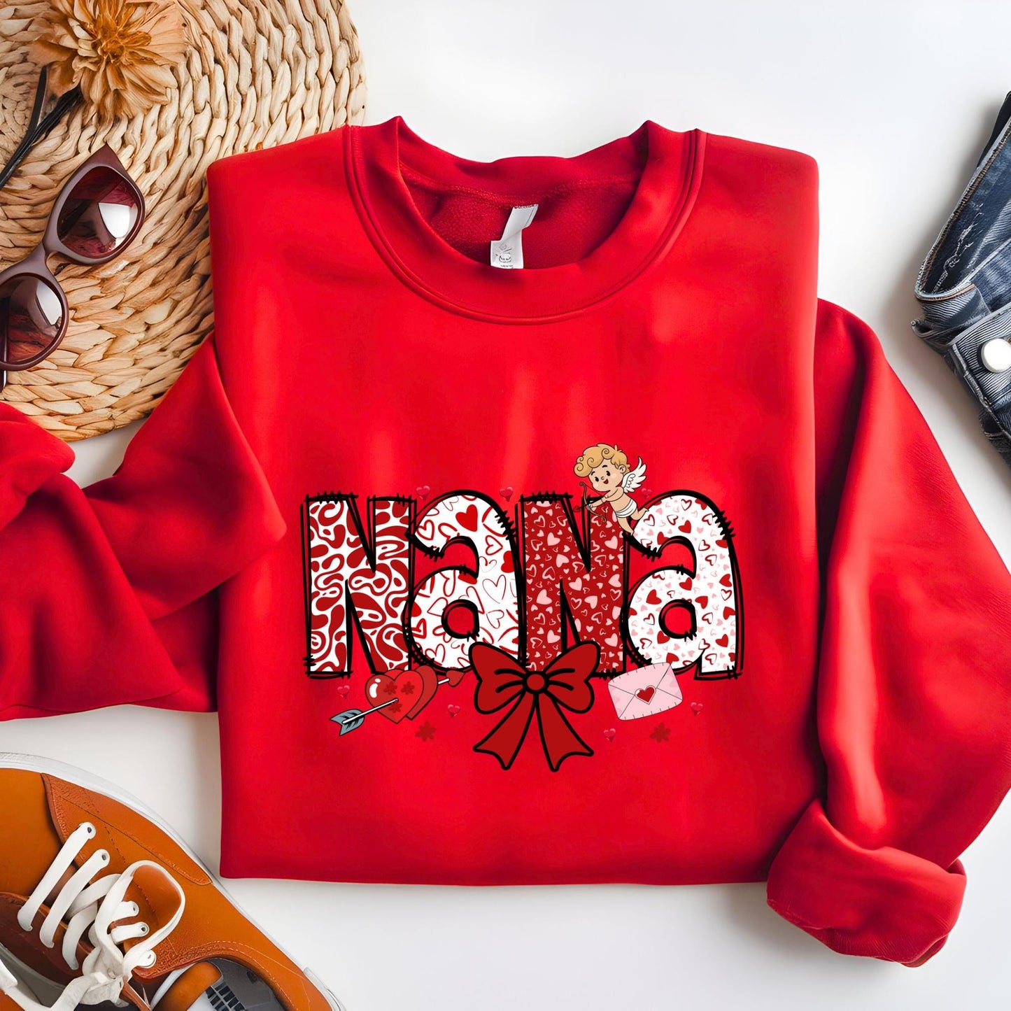 Mama and Mini Sweatshirt Matching Mom Daughter Outfit Valentines Day Gift for Wife New Mom Gift Coquette Gigi Sweatshirts