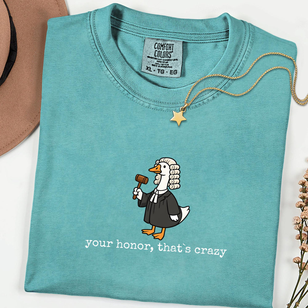 Funny Lawyer Comfort Colors® Shirt, Law School Graduate Gift, Silly Lawyer Tee, Motivational Attorney Graphic Shirt
