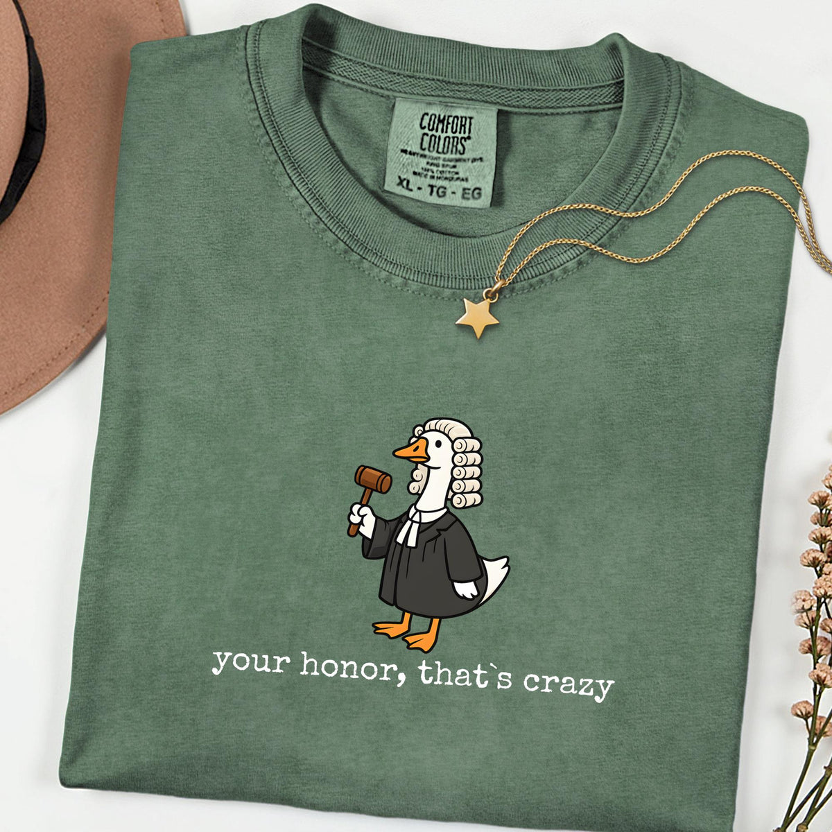 Funny Lawyer Comfort Colors® Shirt, Law School Graduate Gift, Silly Lawyer Tee, Motivational Attorney Graphic Shirt