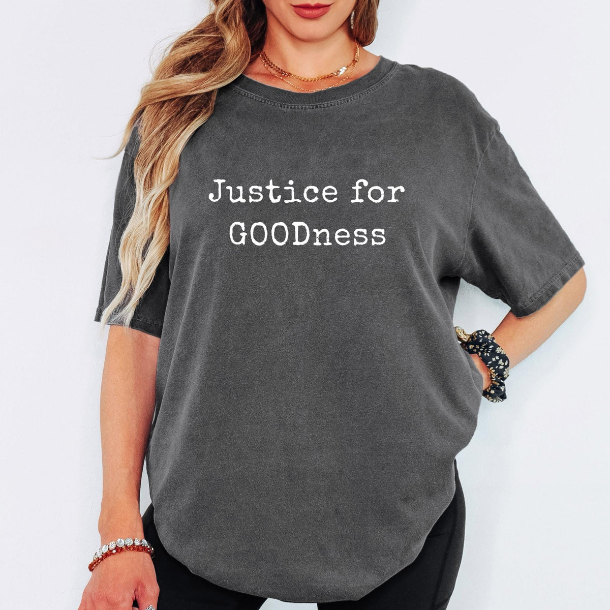 Comfort Colors® Justice for GOODness Shirt, Human Rights Unisex Tee