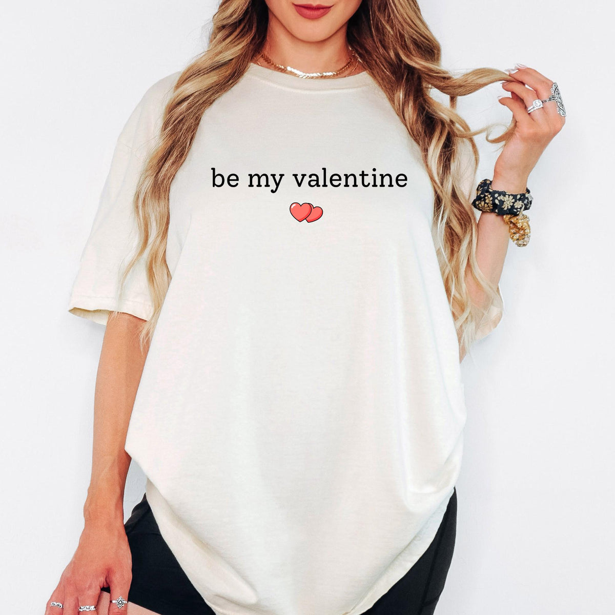 Comfort Colors® Be My Valentine Shirt, Cute Heart Valentine Tee, Timeless Love Design