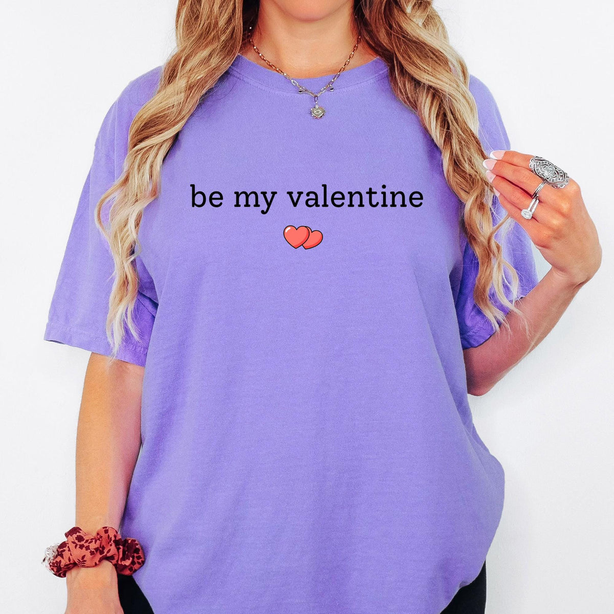 Comfort Colors® Be My Valentine Shirt, Cute Heart Valentine Tee, Timeless Love Design