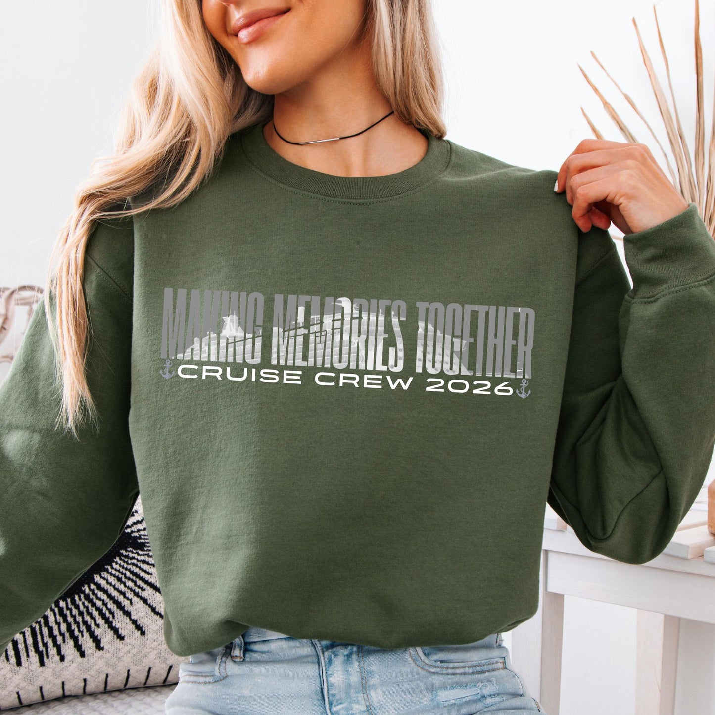 Cruise 2026 Sweatshirt: Making Memories Together Family Matching Sweat