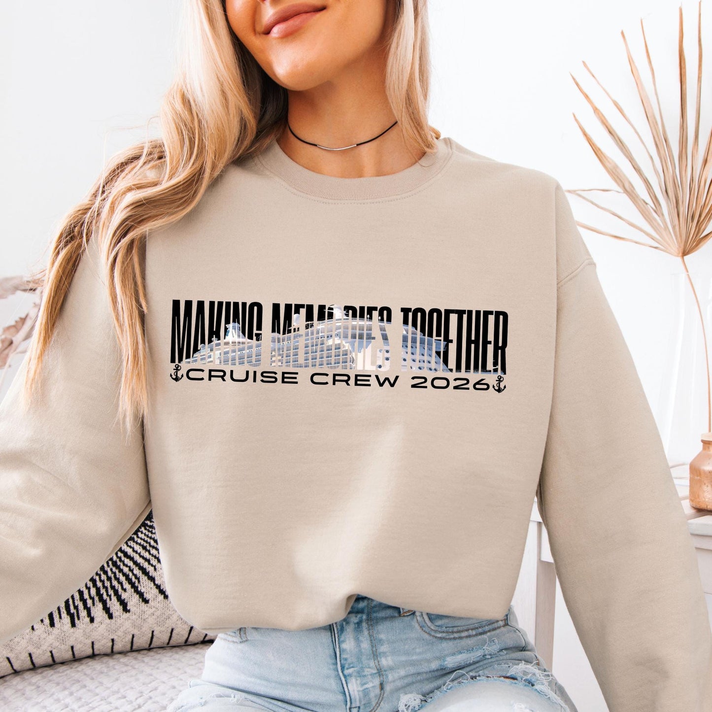 Cruise 2026 Sweatshirt: Making Memories Together Family Matching Sweat