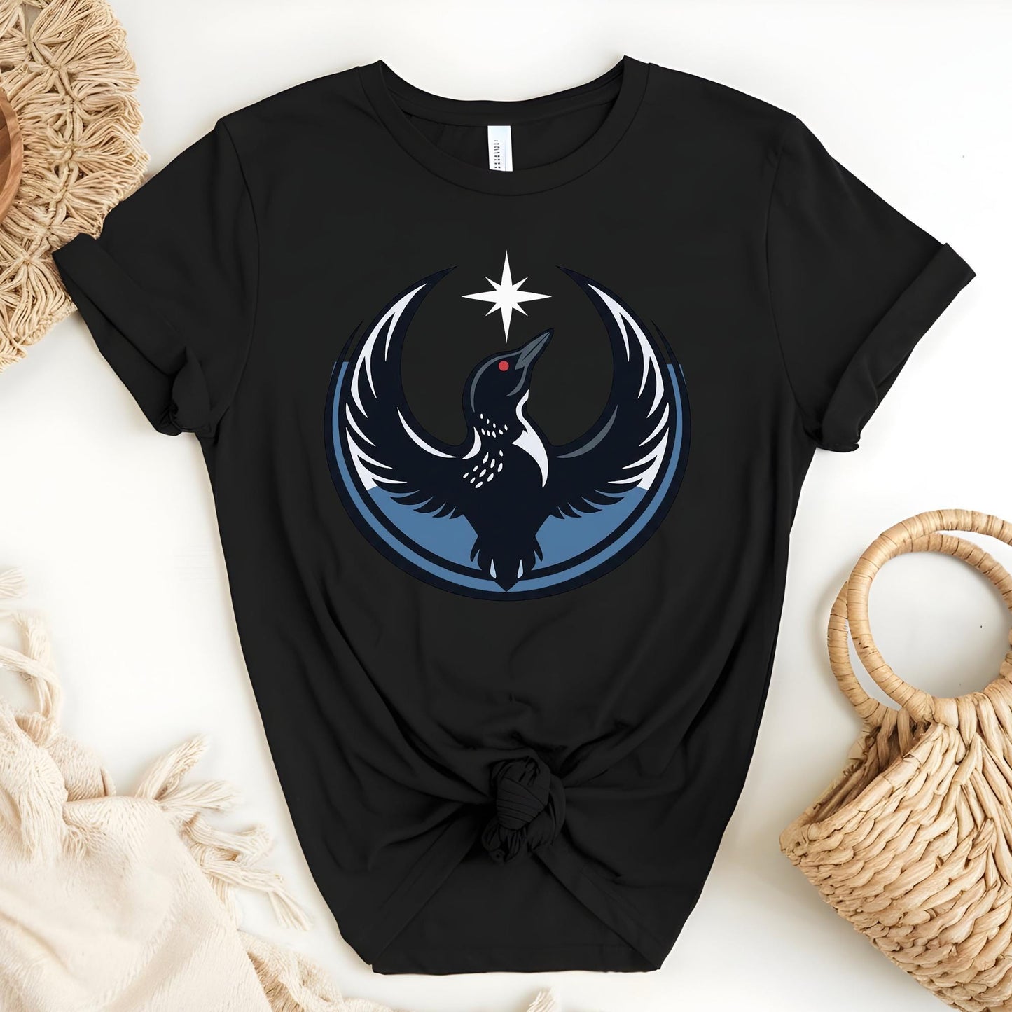 Minnesota Rebel Alliance Shirt Activists and Voters Bold State Bird Loon Resistance Graphic Apparel Local Pride and Protest