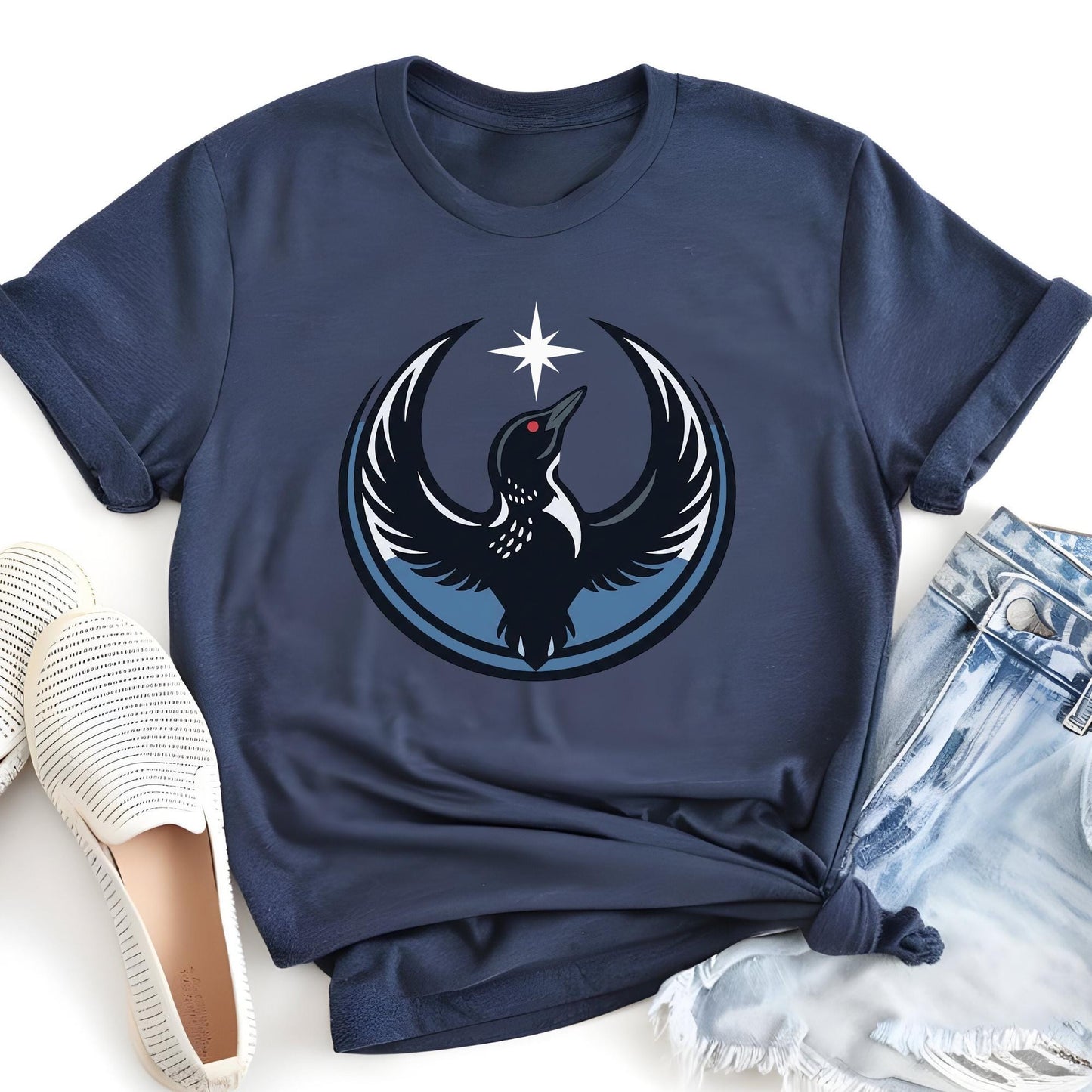 Minnesota Rebel Alliance Shirt Activists and Voters Bold State Bird Loon Resistance Graphic Apparel Local Pride and Protest